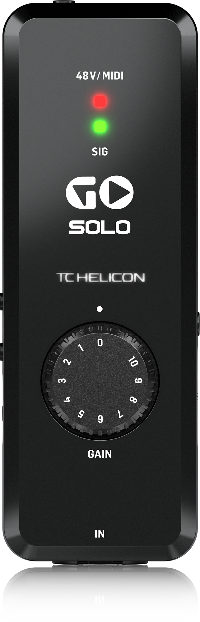 TC HELICON GO SOLO HIGH-DEFINITION AUDIO/MIDI INTERFACE FOR MOBILE DEVICES, TC HELICON, AUDIO INTERFACE, tc-helicon-audio-interface-go-solo, ZOSO MUSIC SDN BHD