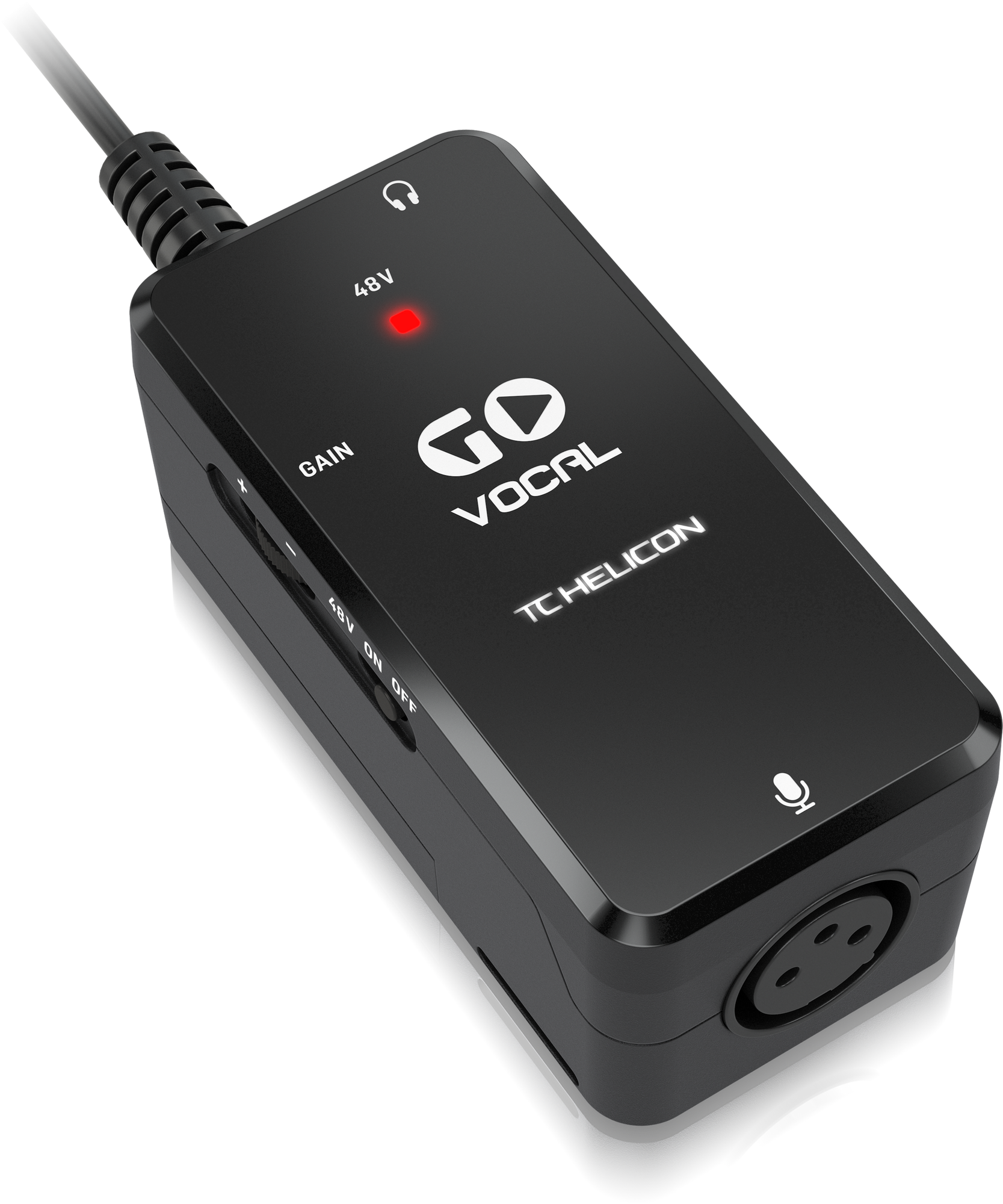 TC HELICON GO VOCAL HIGH-QUALITY MICROPHONE PREAMP FOR MOBILE DEVICES, TC HELICON, AUDIO INTERFACE, tc-helicon-audio-interface-go-vocal, ZOSO MUSIC SDN BHD