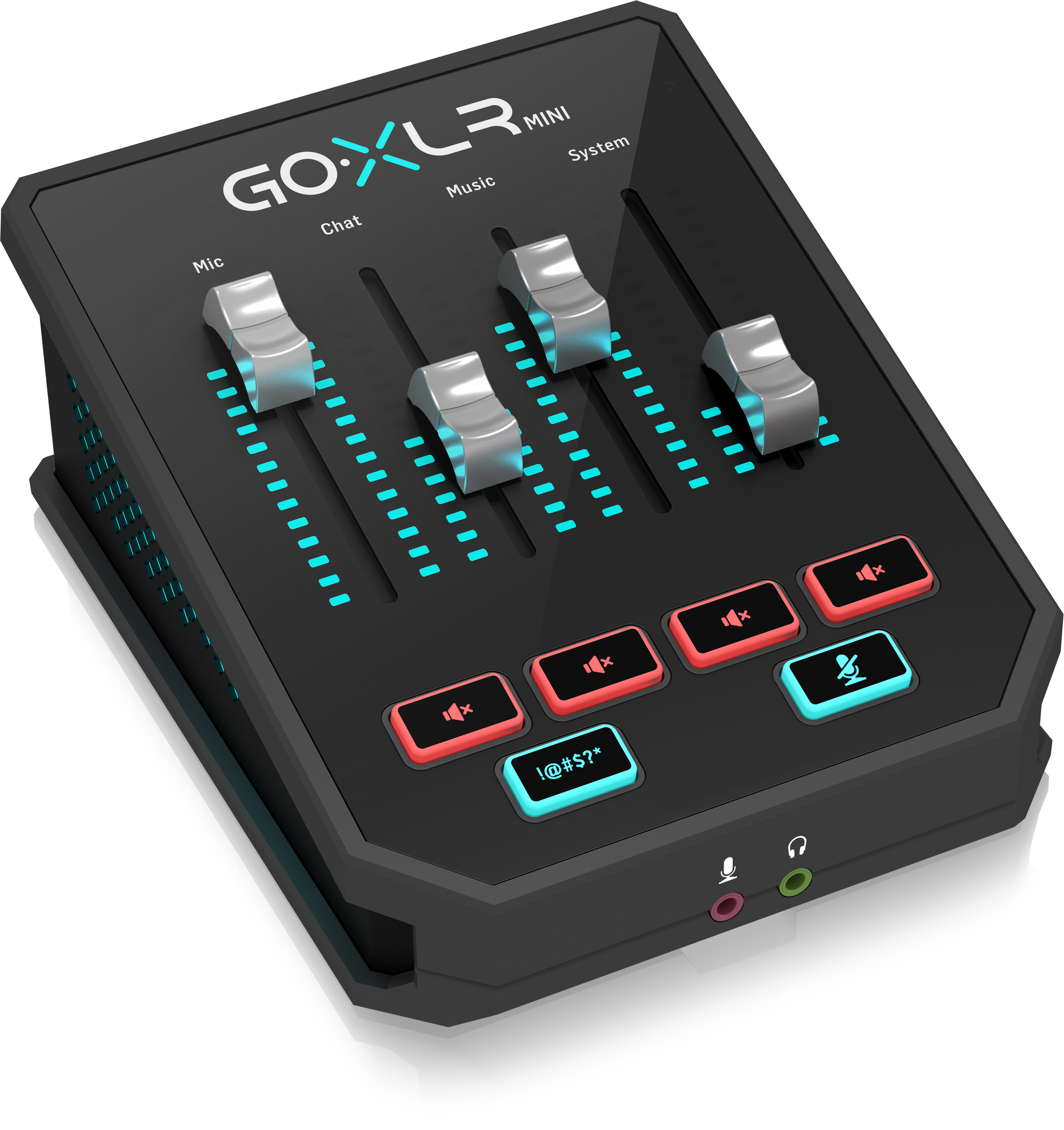 TC HELICON GO XLR MINI ONLINE BROADCAST MIXER WITH USB/AUDIO INTERFACE AND MIDAS PREAMP, TC HELICON, BROADCAST CONSOLE, tc-helicon-broadcast-console-go-xlr-mini, ZOSO MUSIC SDN BHD