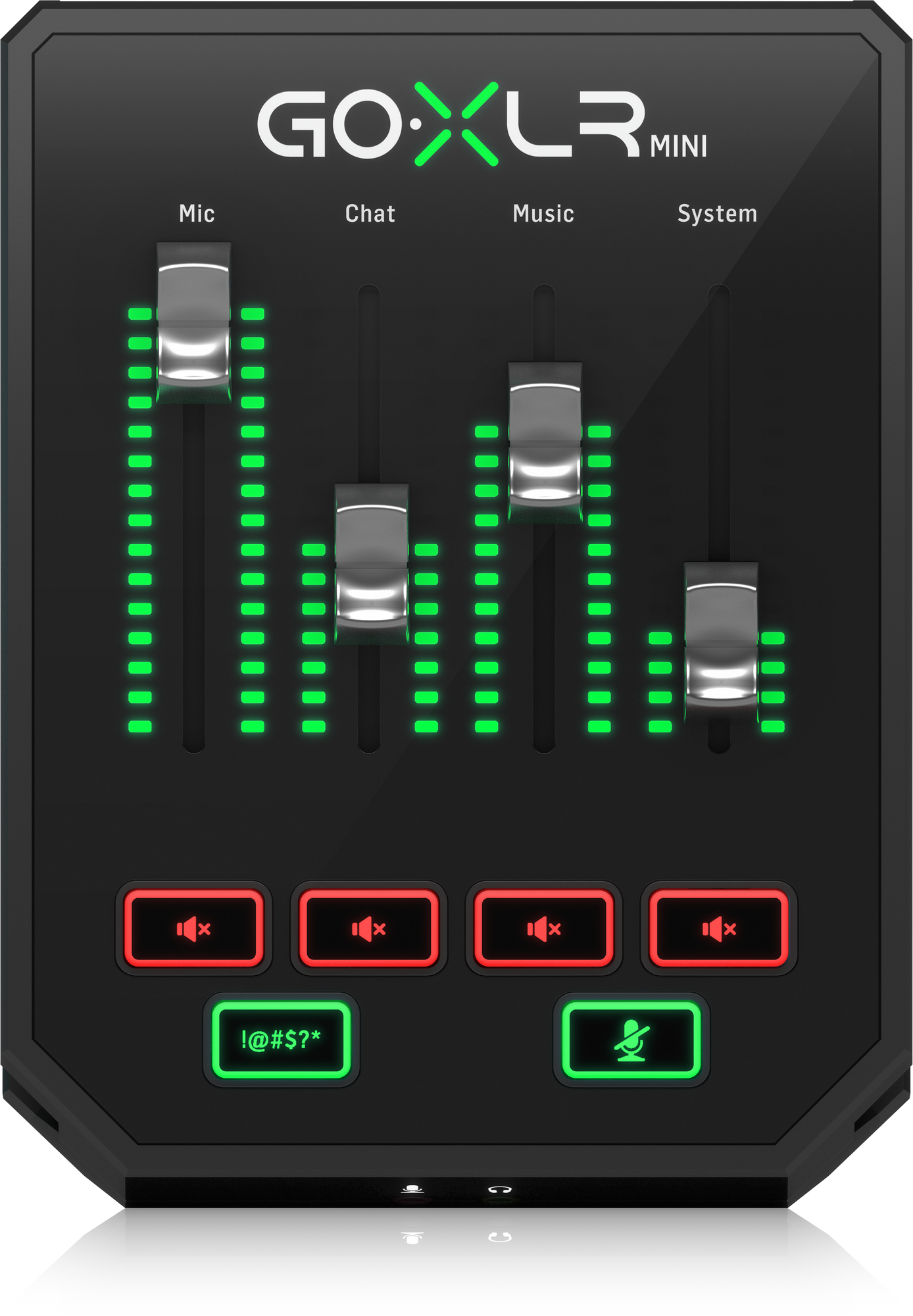 TC HELICON GO XLR MINI ONLINE BROADCAST MIXER WITH USB/AUDIO INTERFACE AND MIDAS PREAMP, TC HELICON, BROADCAST CONSOLE, tc-helicon-broadcast-console-go-xlr-mini, ZOSO MUSIC SDN BHD