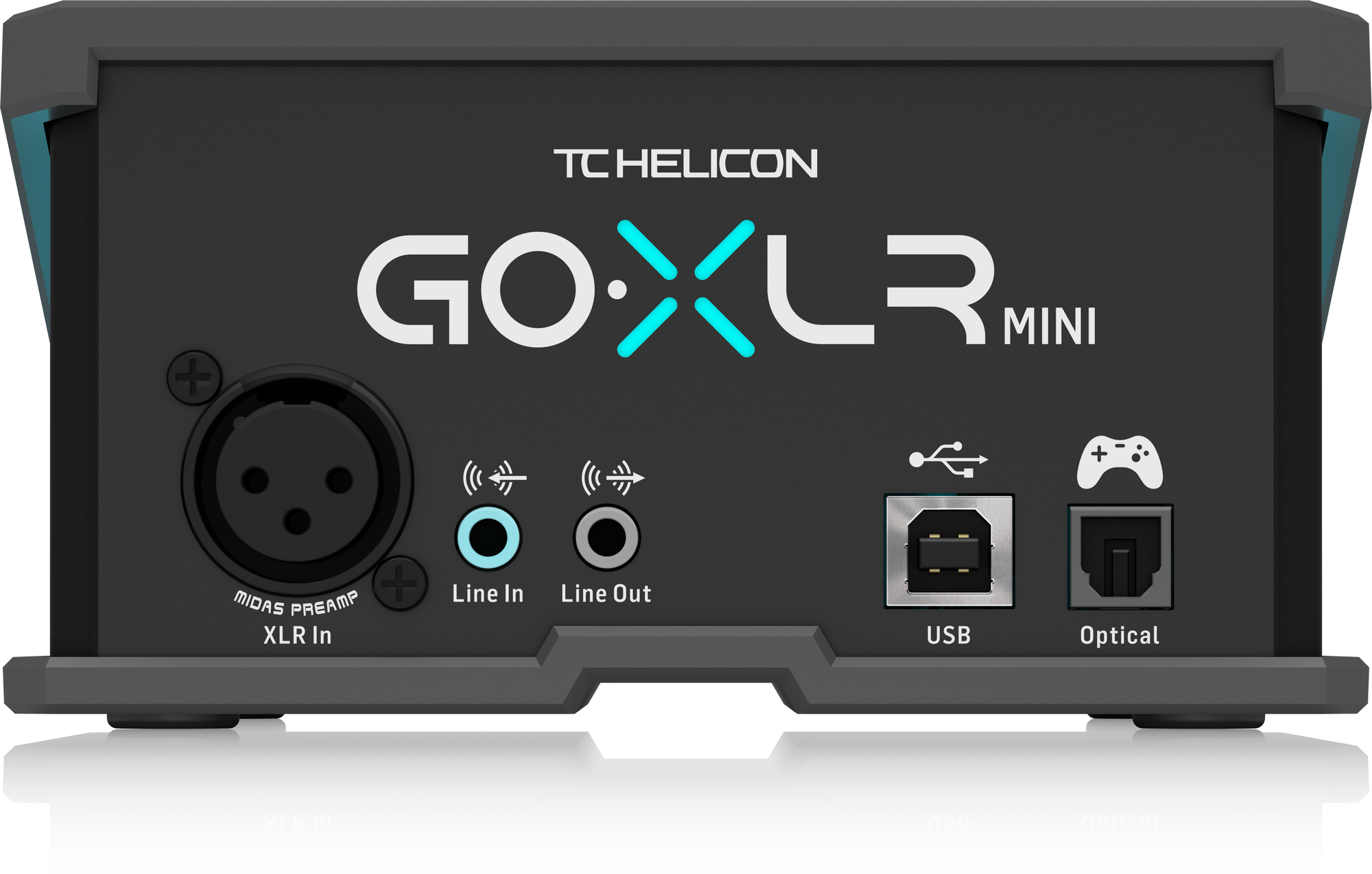 TC HELICON GO XLR MINI ONLINE BROADCAST MIXER WITH USB/AUDIO INTERFACE AND MIDAS PREAMP, TC HELICON, BROADCAST CONSOLE, tc-helicon-broadcast-console-go-xlr-mini, ZOSO MUSIC SDN BHD