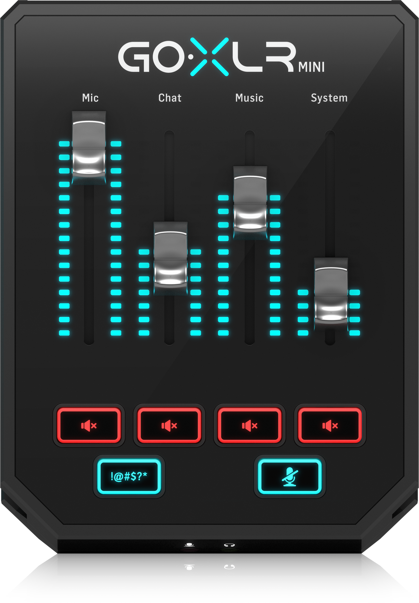 TC HELICON GO XLR MINI ONLINE BROADCAST MIXER WITH USB/AUDIO INTERFACE AND MIDAS PREAMP, TC HELICON, BROADCAST CONSOLE, tc-helicon-broadcast-console-go-xlr-mini, ZOSO MUSIC SDN BHD
