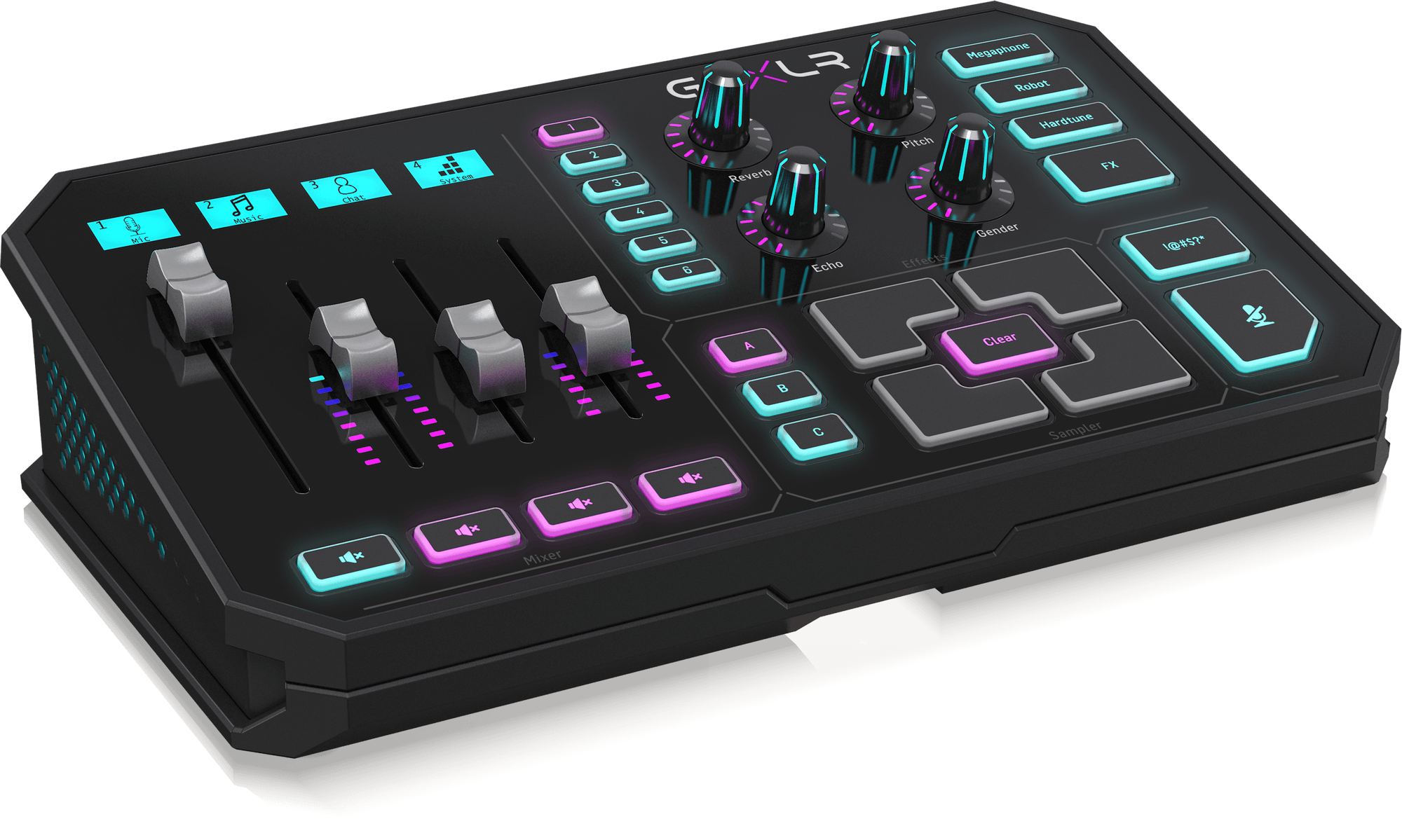 TC HELICON GoXLR REVOLUTIONARY ONLINE BROADCASTER PLATFORM WITH 4-CHANNEL MIXER, MOTORIZED FADERS, SOUND BOARD AND VOCAL EFFECTS, TC HELICON, BROADCAST CONSOLE, tc-helicon-broadcast-console-goxlr, ZOSO MUSIC SDN BHD