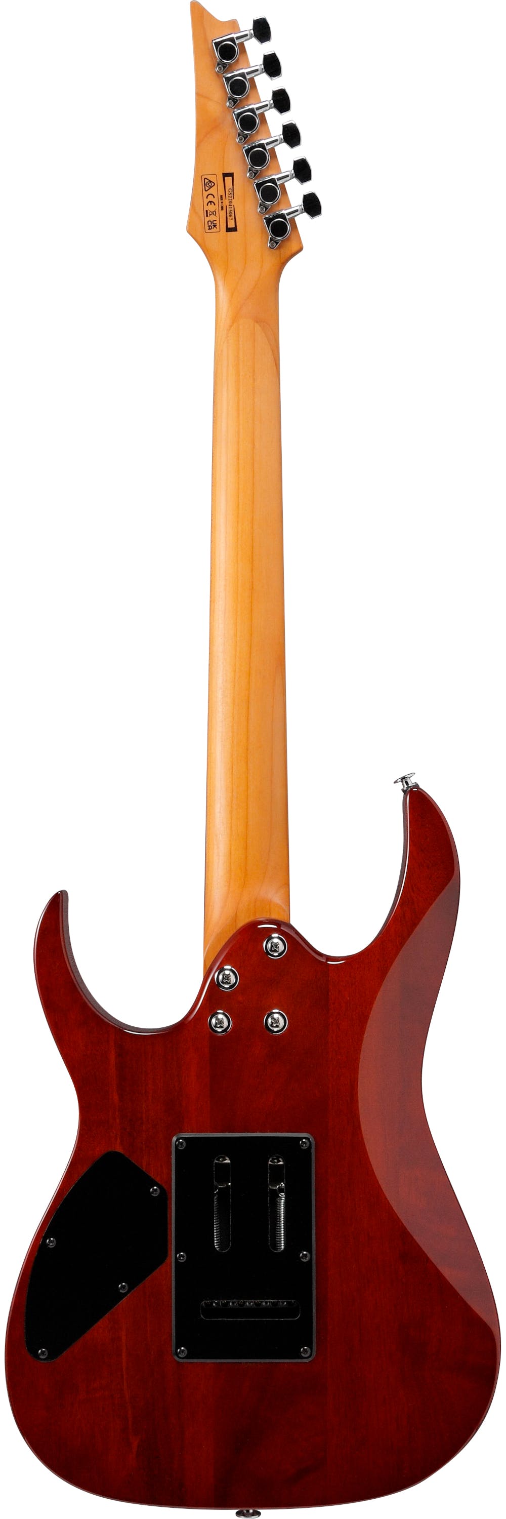 Ibanez Grg220pa1-bkb Electric Guitar, Transparent Brown Black Burst