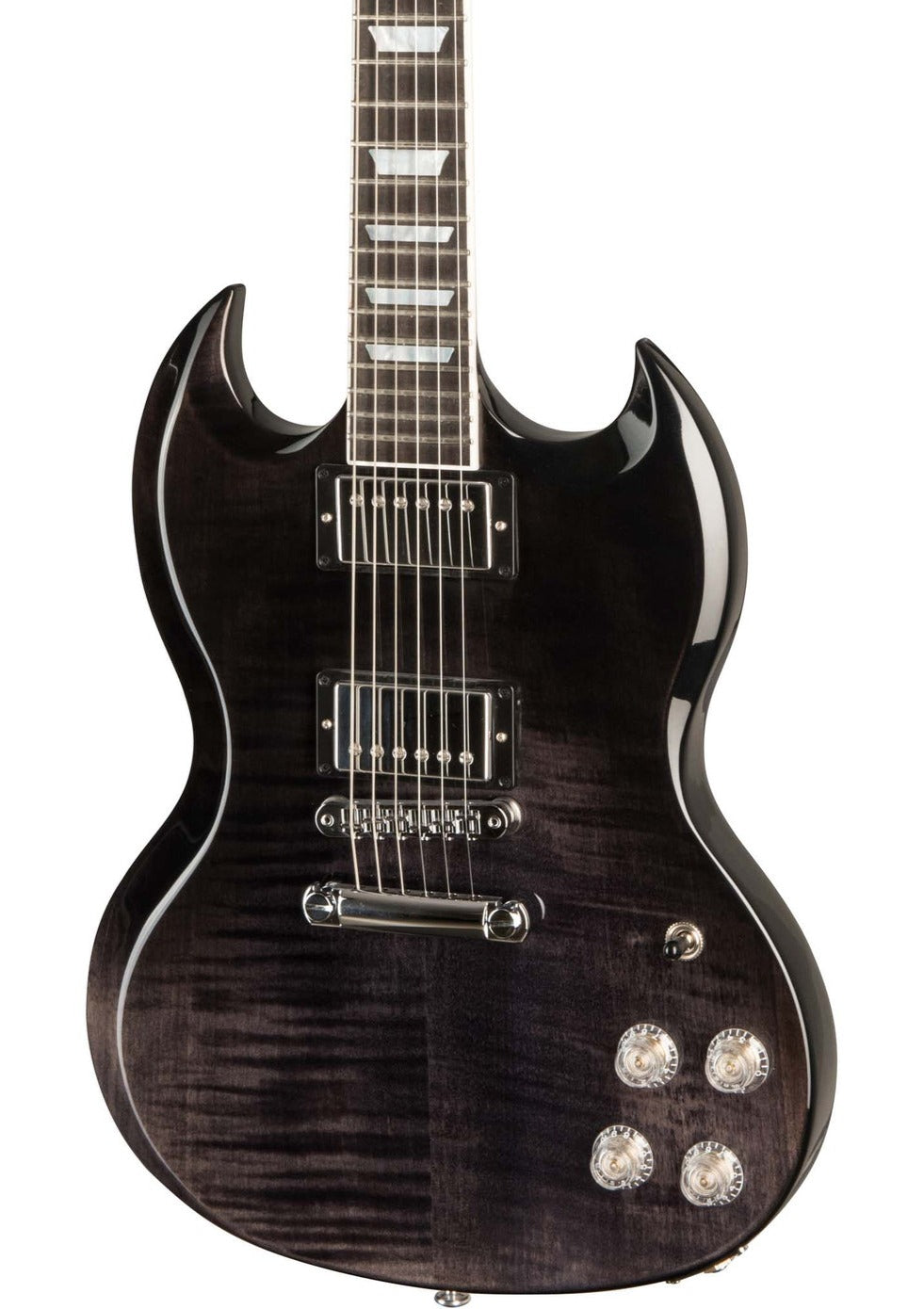 Gibson SG Modern Electric Guitar, Trans Black Fade