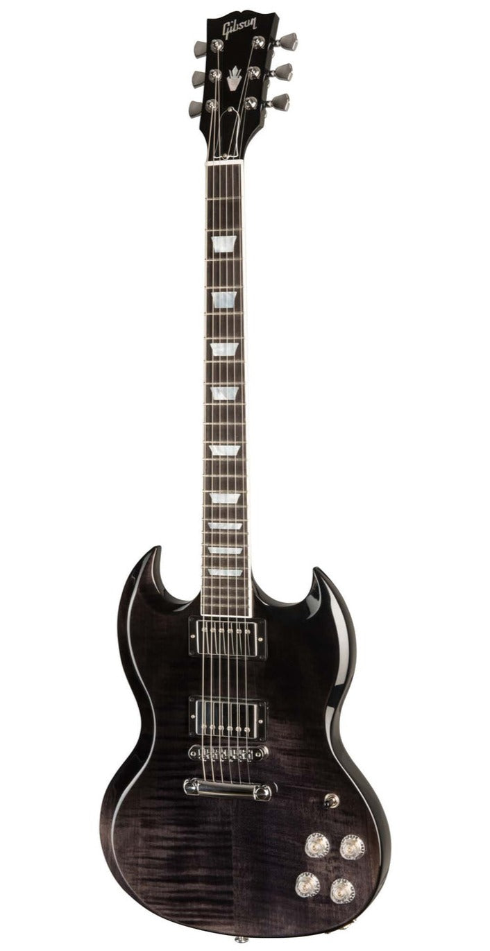 Gibson SG Modern Electric Guitar, Trans Black Fade