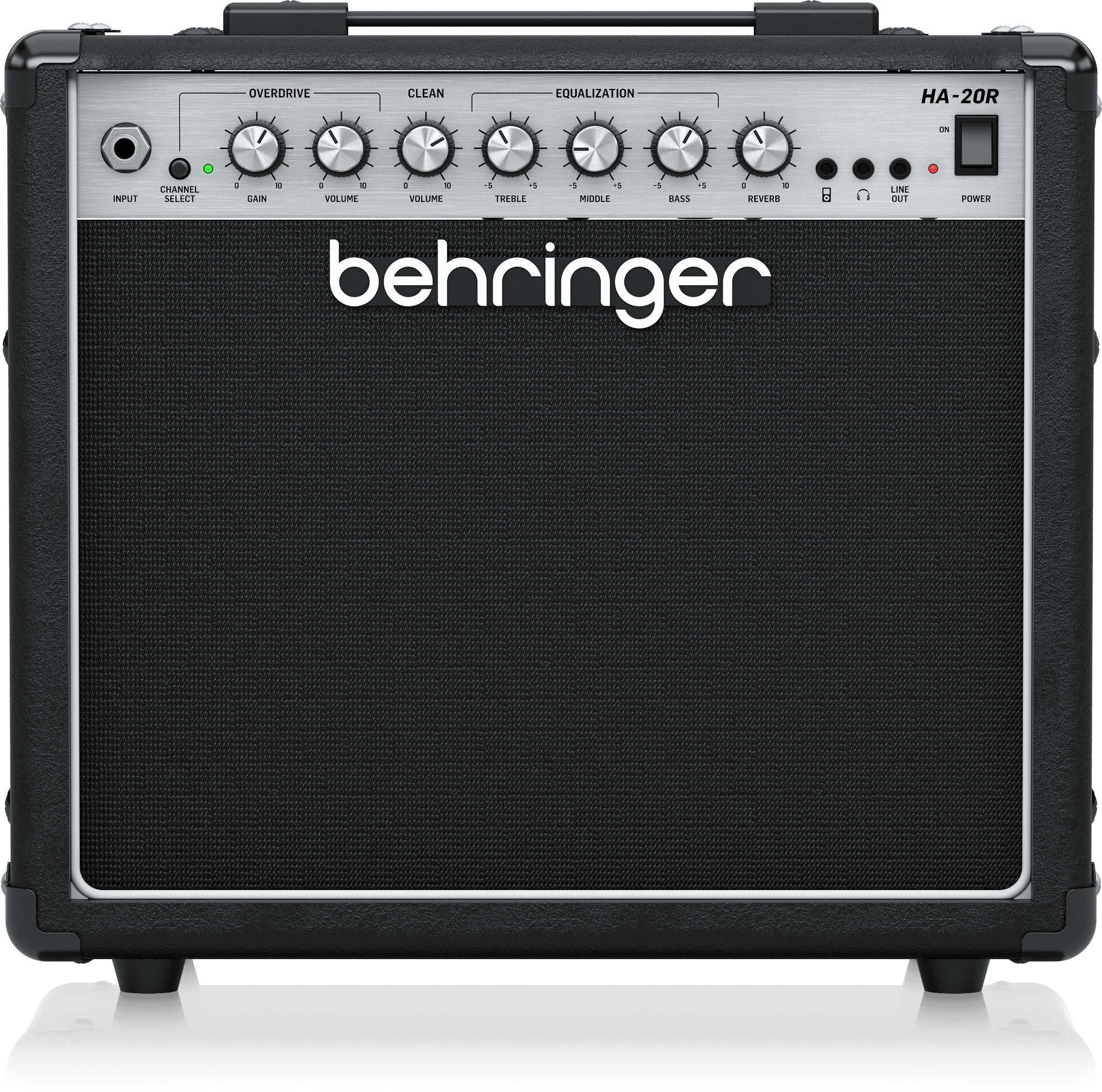Behringer HA-20R 20 Watt Guitar Amplifier with 2 Independent Channels, VTC Tube Modeling, Reverb and Original Bugera 8" Speaker | BEHRINGER , Zoso Music
