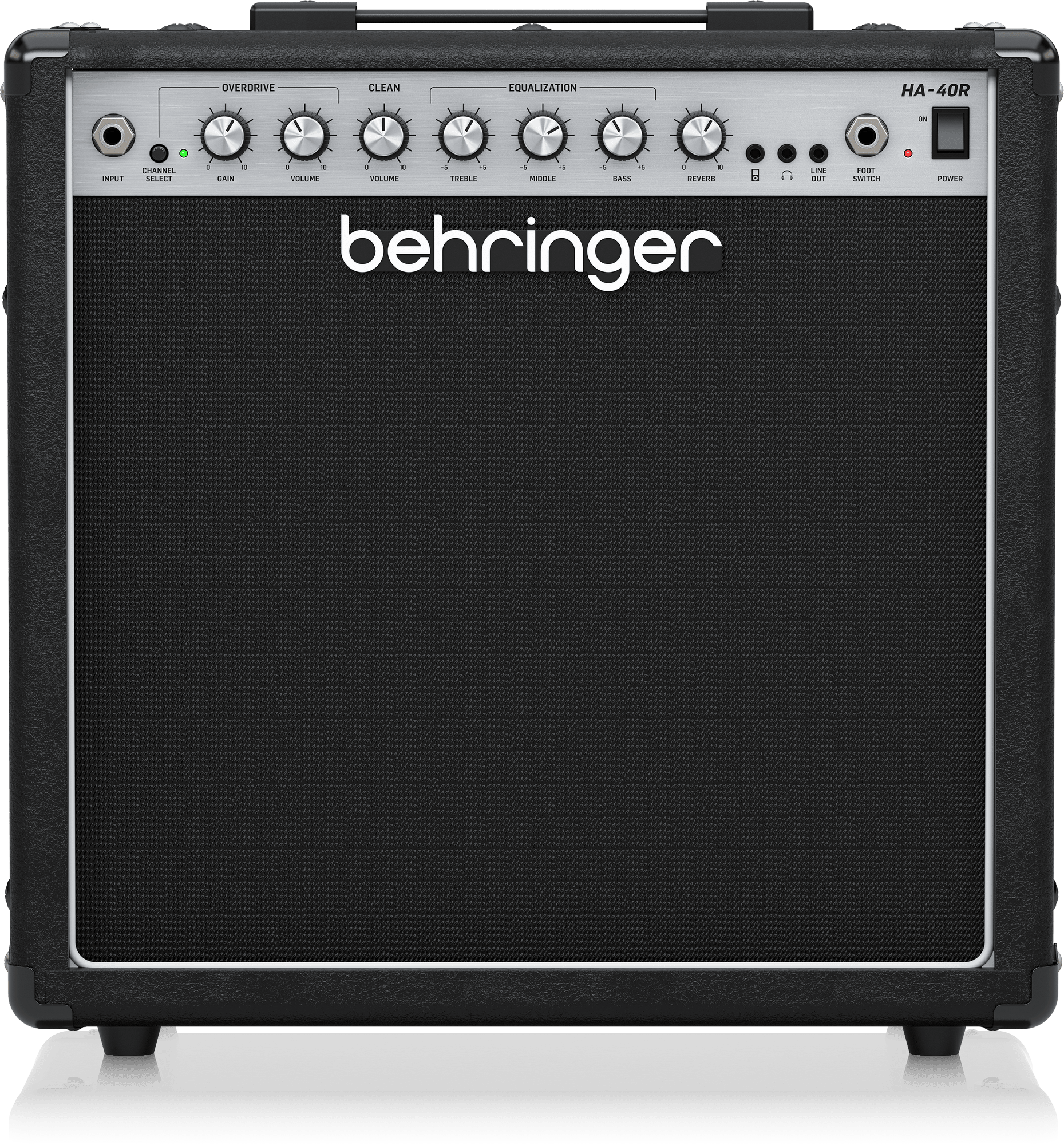 Behringer HA-40R 40 Watt Guitar Amplifier with 2 Independent Channels, VTC Tube Modeling, Reverb and Original Bugera 10" Speaker | BEHRINGER , Zoso Music