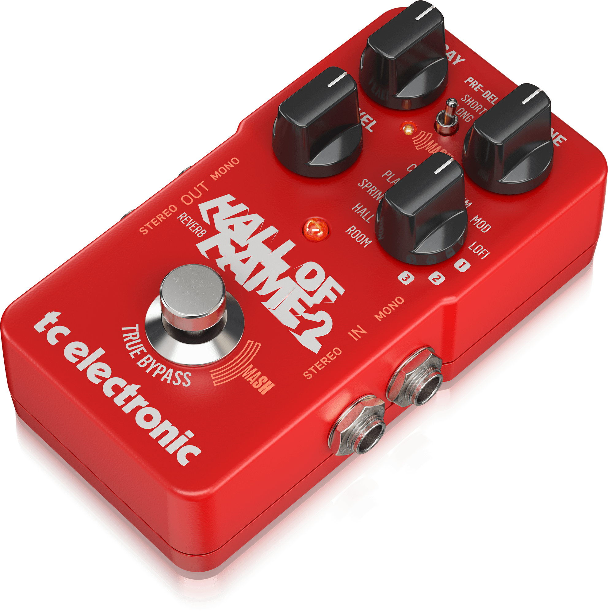 TC Electronic Hall of Fame 2 Reverb Guitar Effects Pedal, TC ELECTRONIC, EFFECTS, tc-electronic-effects-tc-hall-of-fame-2-reverb, ZOSO MUSIC SDN BHD