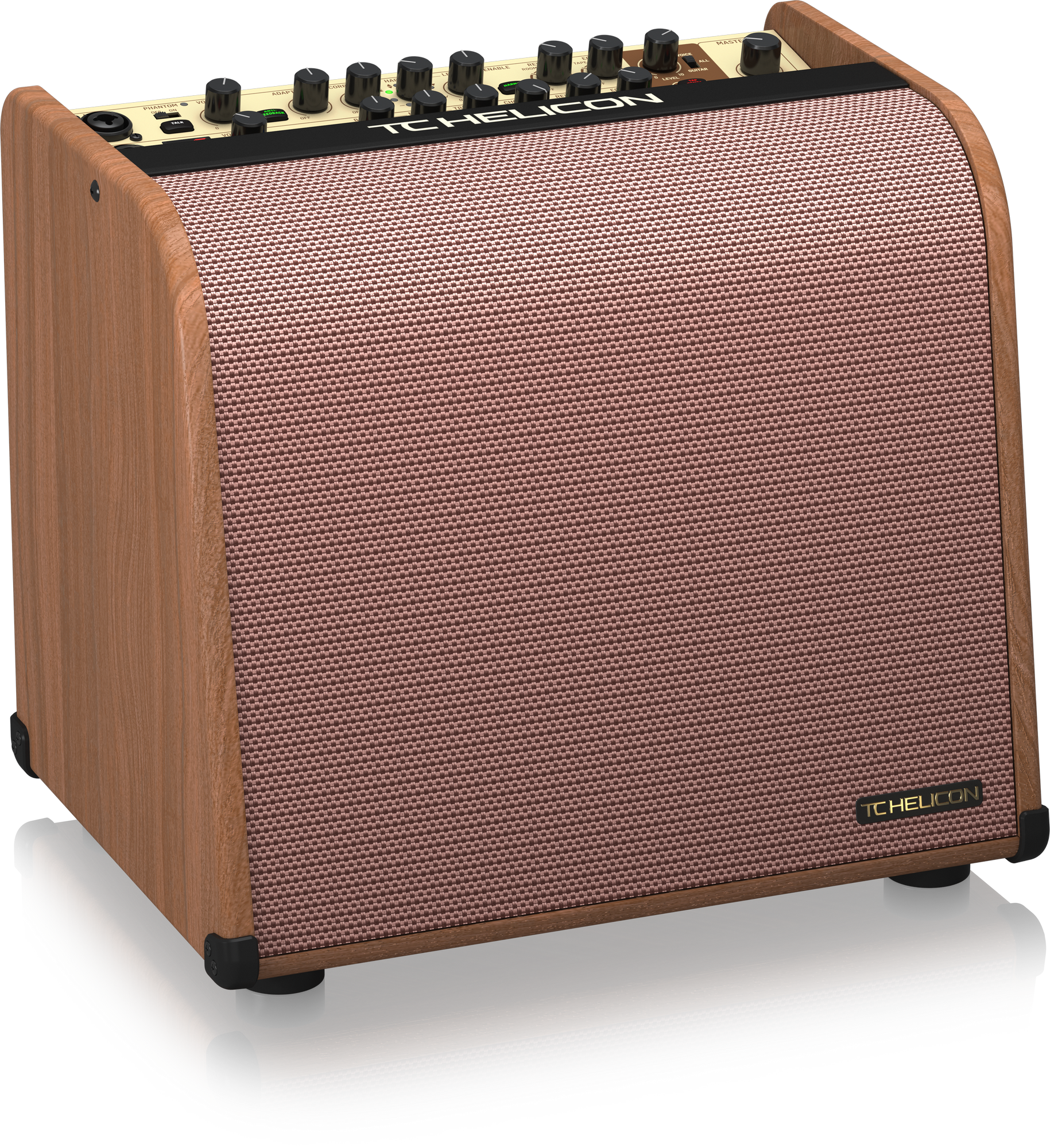 TC HELICON HARMONY V60 60 WATT 2 CHANNEL ACOUSTIC AMPLIFIER WITH VOCAL PROCESSING, LOOPER, TANNOY DUAL CONCENTRIC SPEAKER AND 4-BUTTON FOOTSWITCH, TC HELICON, ACOUSTIC AMPLIFIER, tc-helicon-acoustic-amp-harmony-v60, ZOSO MUSIC SDN BHD