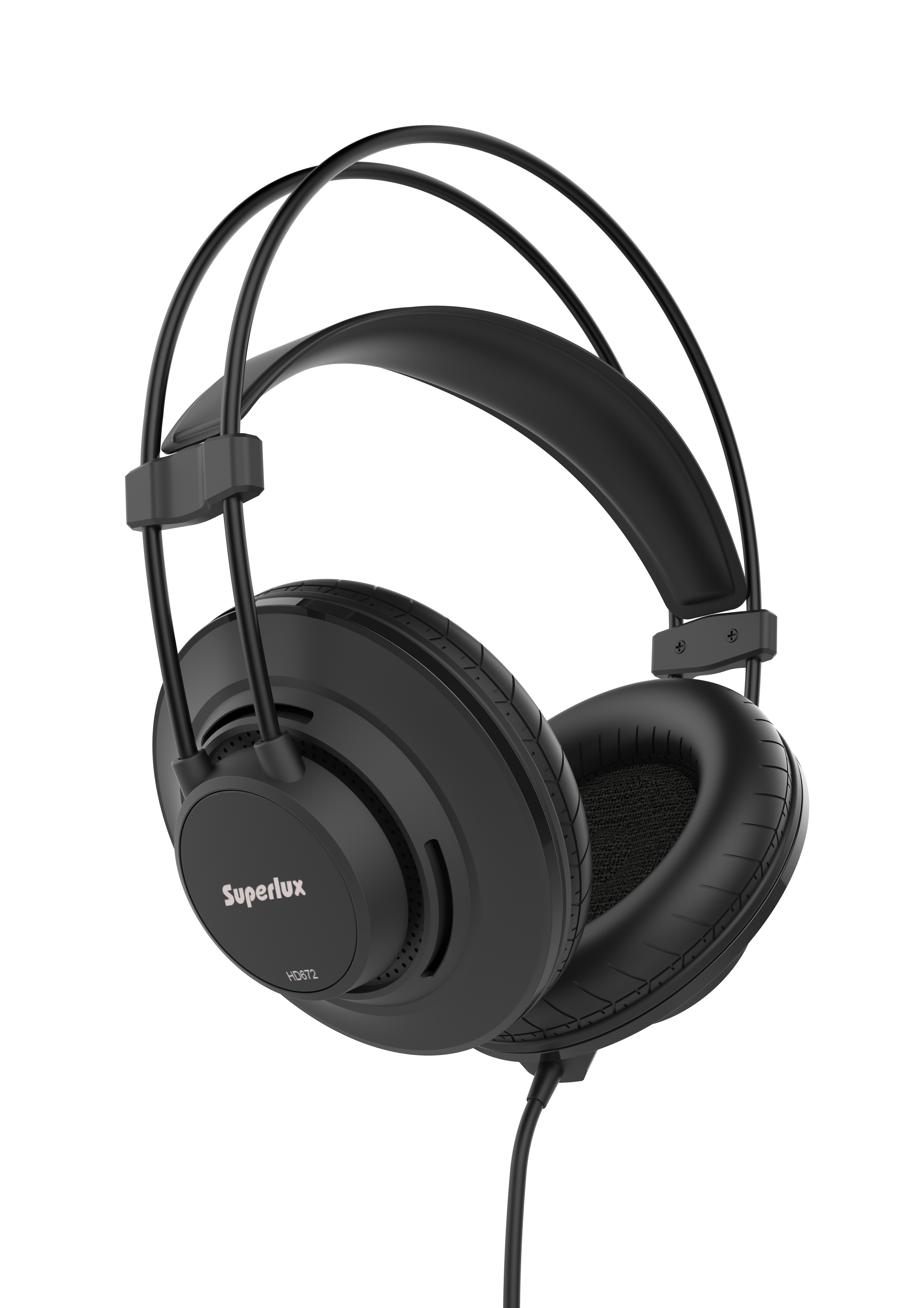 Superlux HD672 Semi-Open Headphone, Black