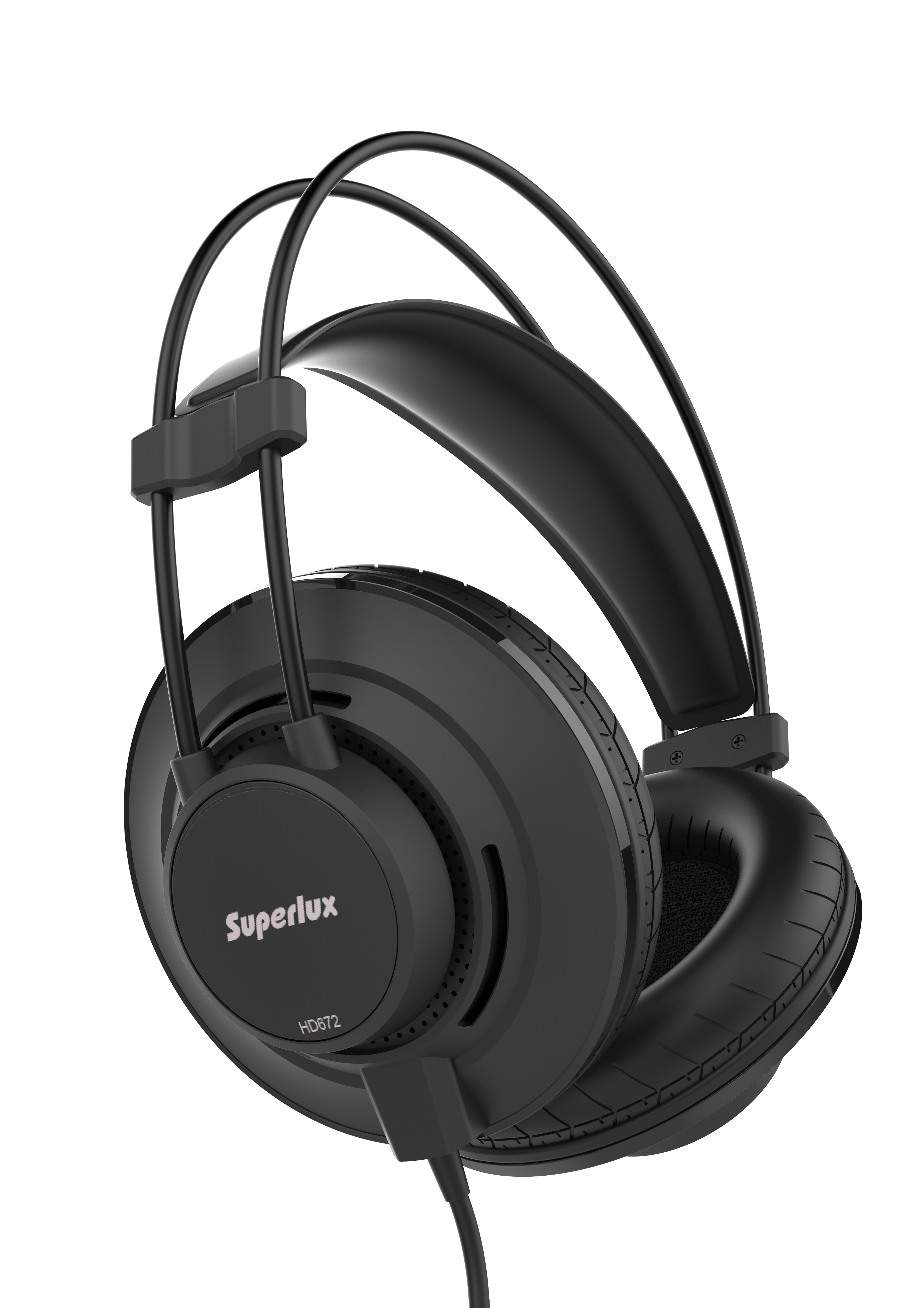 Superlux HD672 Semi-Open Headphone, Black