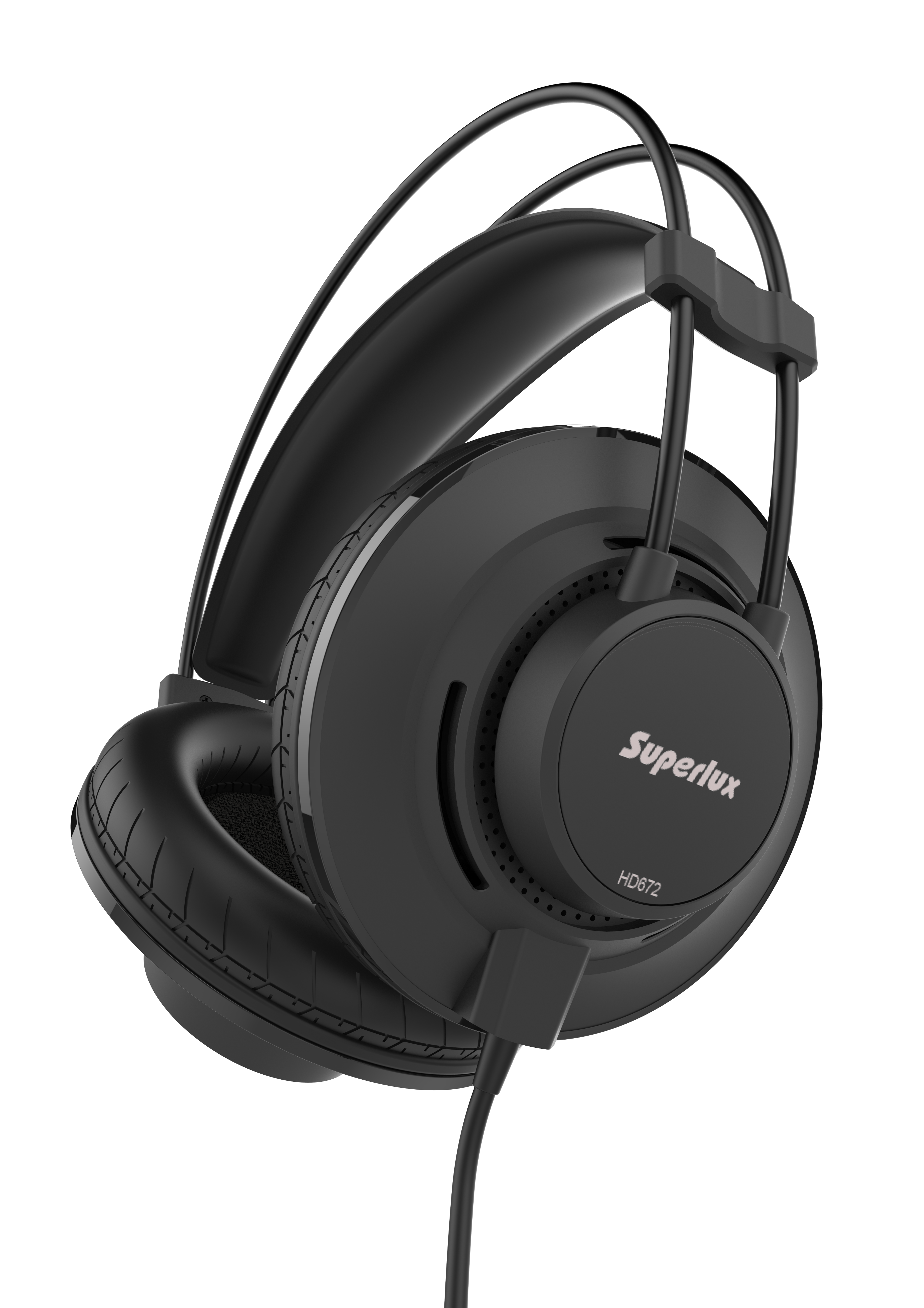 Superlux HD672 Semi-Open Headphone, Black