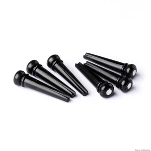 HE216B BRIDGE PINS/END PIN BLACK 6 PIECES PER PACK, DUNLOP, GUITAR & BASS ACCESSORIES, dunlop-guitar-bass-accessories-he216b, ZOSO MUSIC SDN BHD