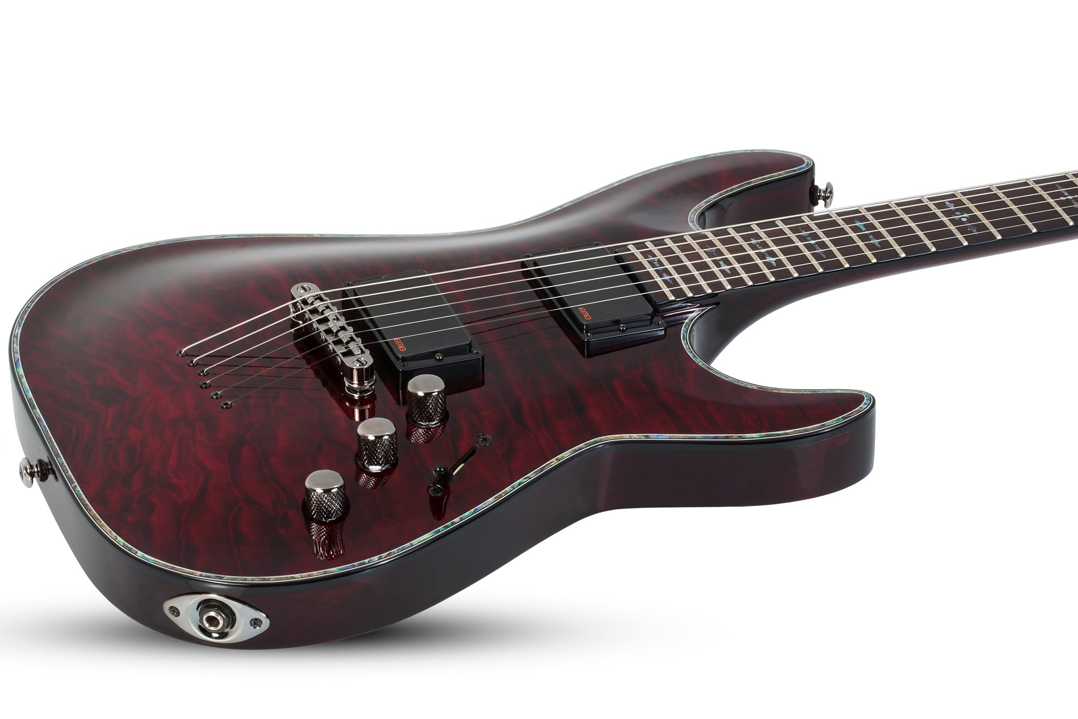 SCHECTER HELLRAISER C-1 BLACK CHERRY ELECTRIC GUITAR (1788) MADE IN KOREA, SCHECTER, ELECTRIC GUITAR, schecter-electric-guitar-hellraiser-c-1-blkc, ZOSO MUSIC SDN BHD