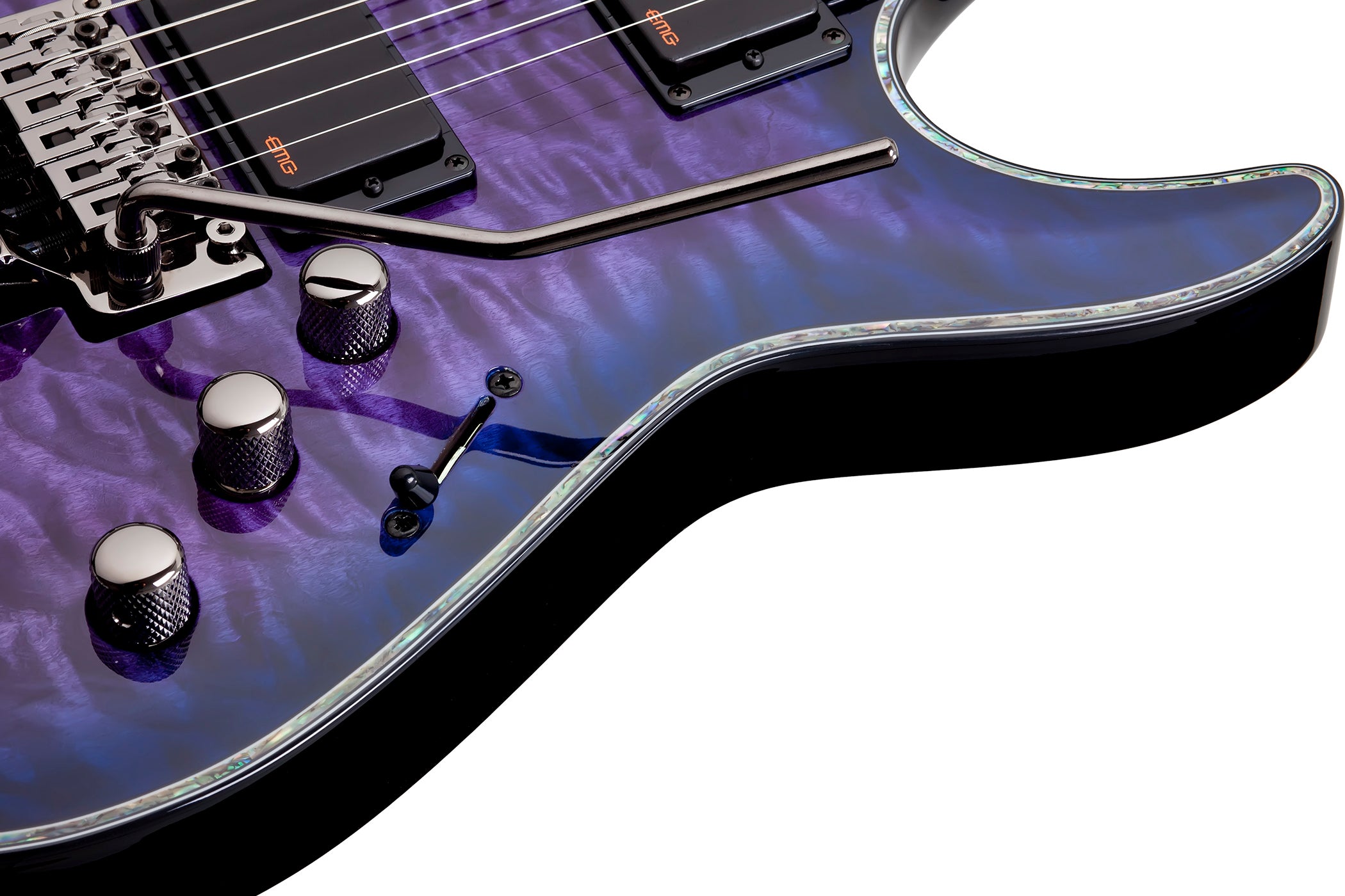 SCHECTER HELLRAISER C-1 WITH EMG & FLOYD ROSE - TRANS PURPLE BURST (3005) MADE IN KOREA, SCHECTER, ELECTRIC GUITAR, schecter-electric-guitar-hellraiserc-1-fr-tpb, ZOSO MUSIC SDN BHD