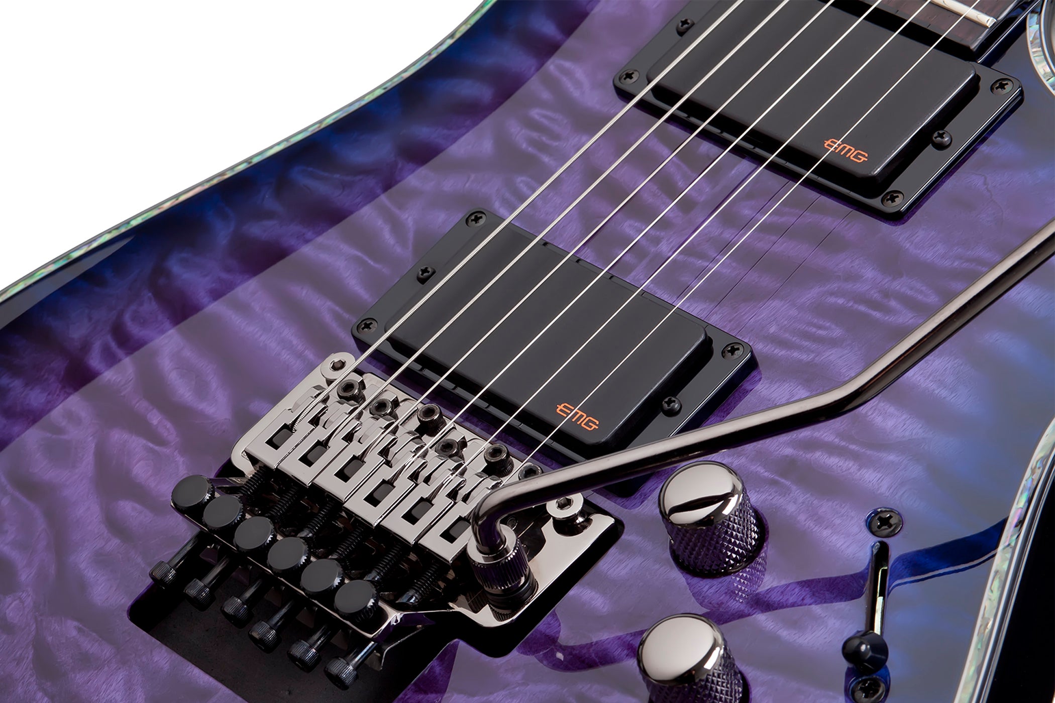 SCHECTER HELLRAISER C-1 WITH EMG & FLOYD ROSE - TRANS PURPLE BURST (3005) MADE IN KOREA, SCHECTER, ELECTRIC GUITAR, schecter-electric-guitar-hellraiserc-1-fr-tpb, ZOSO MUSIC SDN BHD