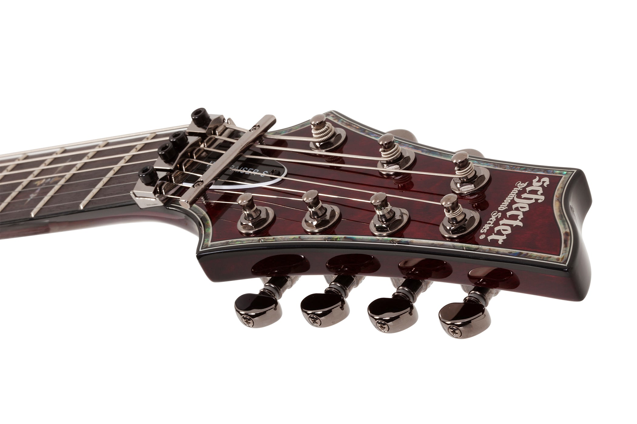 SCHECTER HELLRAISER C-7 WITH SUSTAINIAC, EMG & FLOYD ROSE ELECTRIC GUITAR - BLACK CHERRY (1829) (MADE IN KOREA), SCHECTER, ELECTRIC GUITAR, schecter-electric-guitar-hellraiser-c-7-fr-bc-mik, ZOSO MUSIC SDN BHD