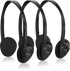 Behringer HO66 Stereo Headphones (3-Pack) (HO 66 / HO-66) A SET Of 3 | BEHRINGER , Zoso Music