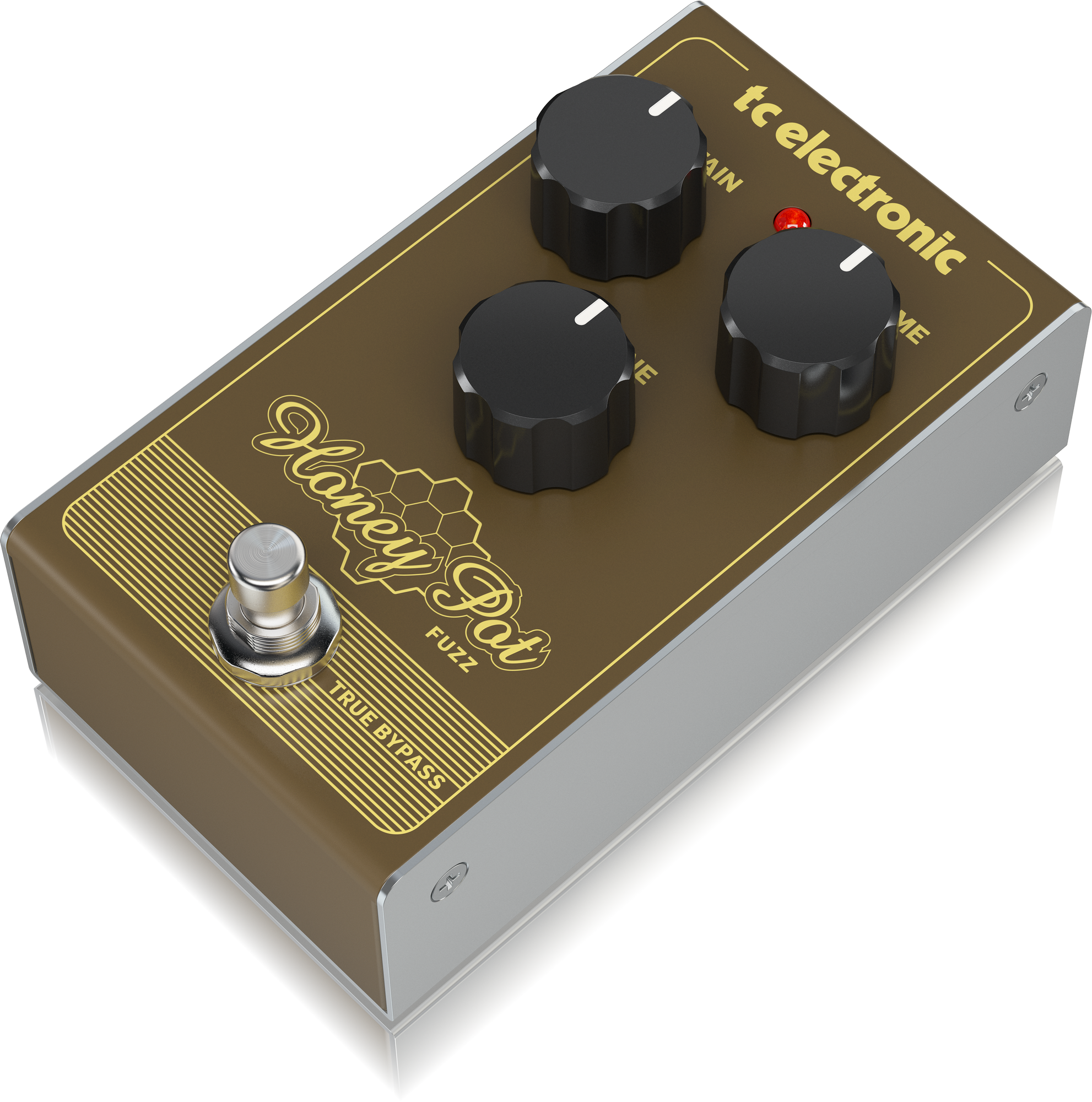 TC Electronic Honey Pot Fuzz Vintage-flavored Fuzz Pedal With Massive Wall Of Tones And Miles Of Sustain, TC ELECTRONIC, EFFECTS, tc-electronic-effects-tc-honey-pot-fuzz, ZOSO MUSIC SDN BHD