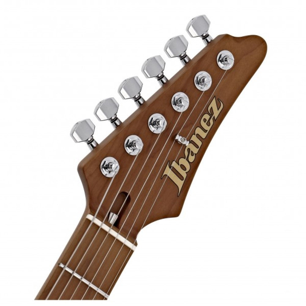 Ibanez Prestige Az2402 Electric Guitar With Alder Body, Roasted Maple Neck And 2 Humbucking Pickups - Black Flat Color