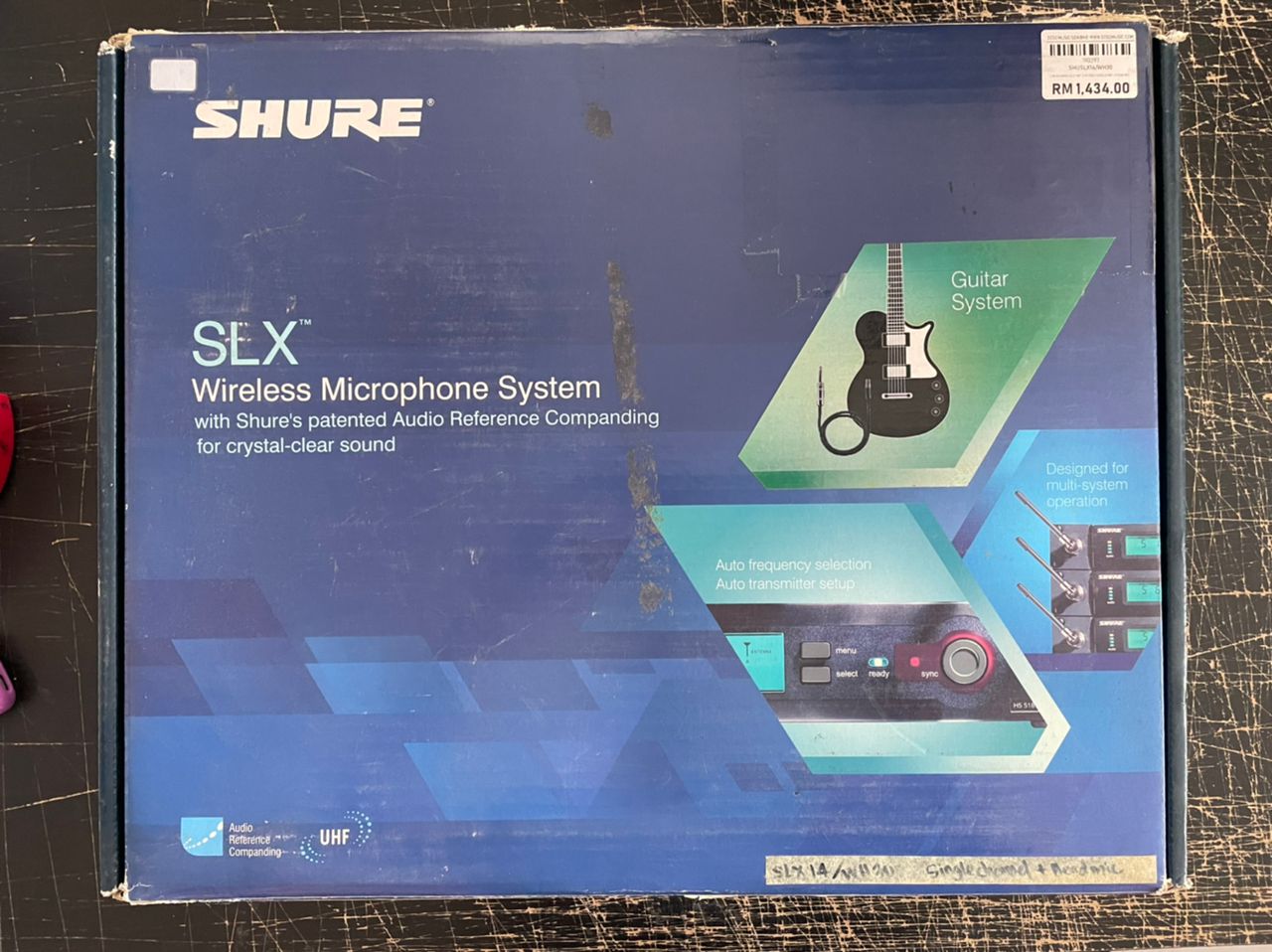 DISPLAY CLEARANCE SHURE WIRELESS HEADSET SLX14/WH30 | SHURE , Zoso Music