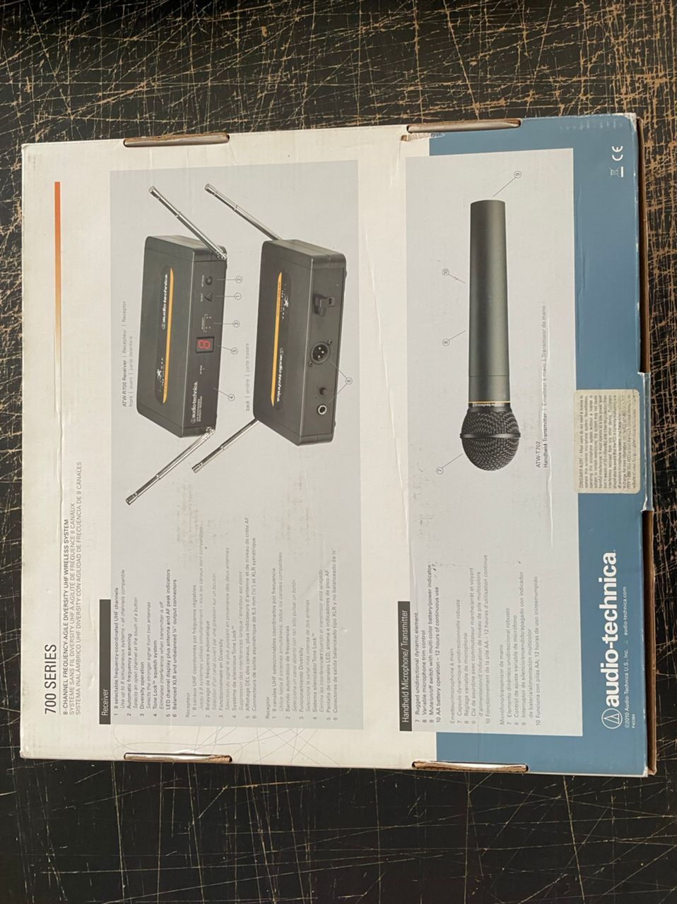 DISPLAY CLEARANCE AUDIO TECHNICA ATW702 COMPLETE SET ATW-702 ( NO POWER SUPPLY ) | Zoso Music