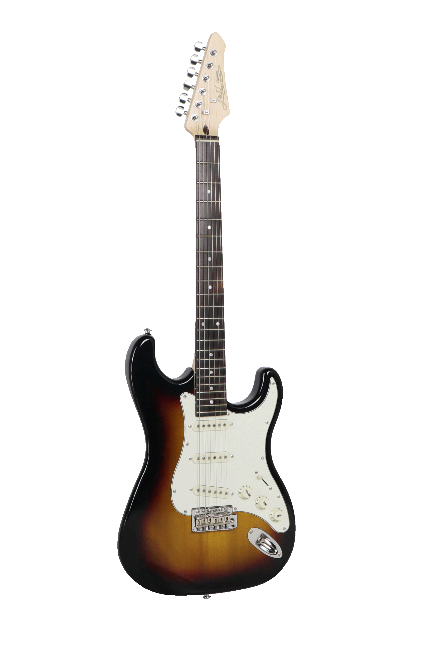 J&D ST-DS10S Stratocaster Electric Guitar, Sunburst
