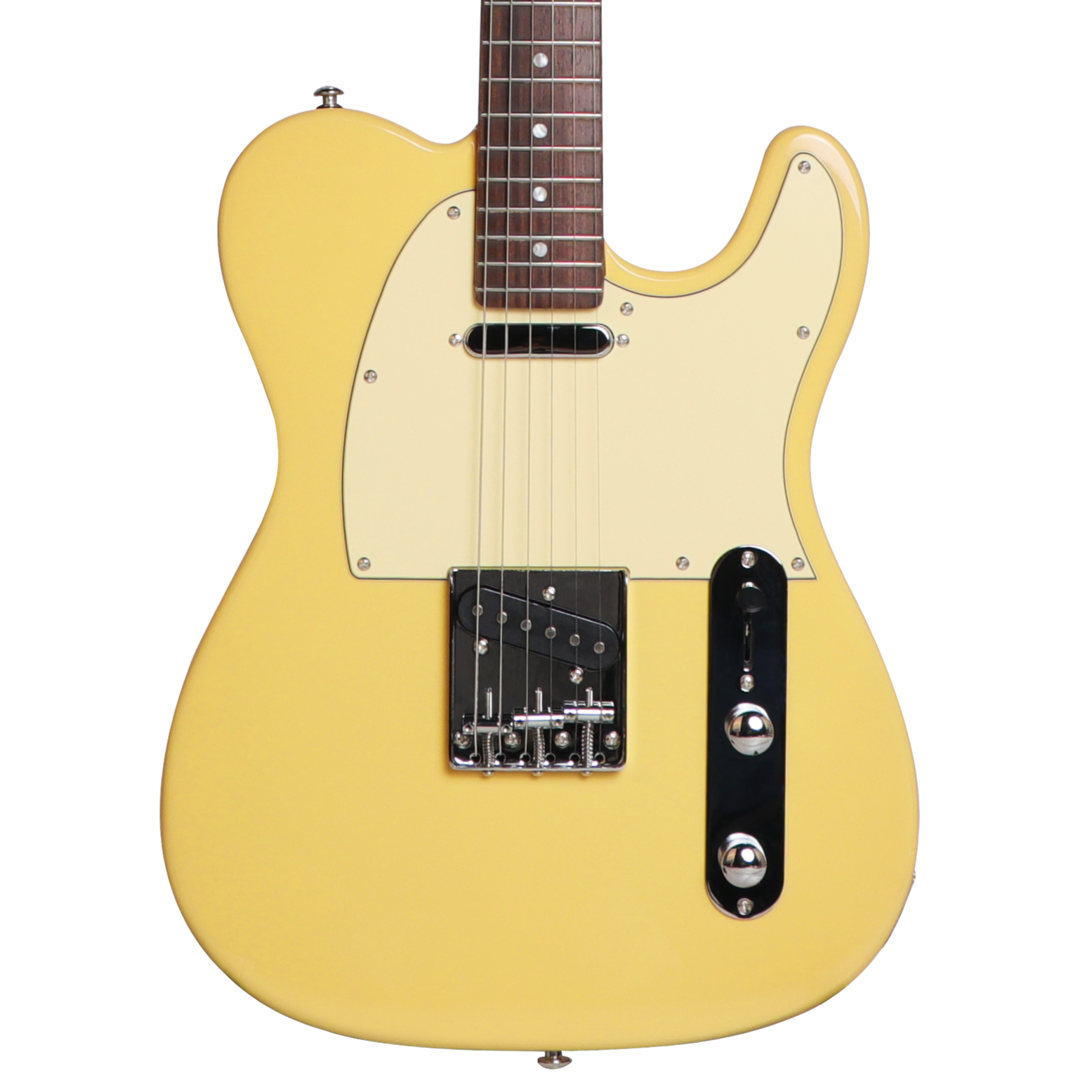 J&D TL-SS Telecaster Electric Guitar Yellow |  J&D GUITARS |  ELECTRIC GUITAR |  Zoso Music