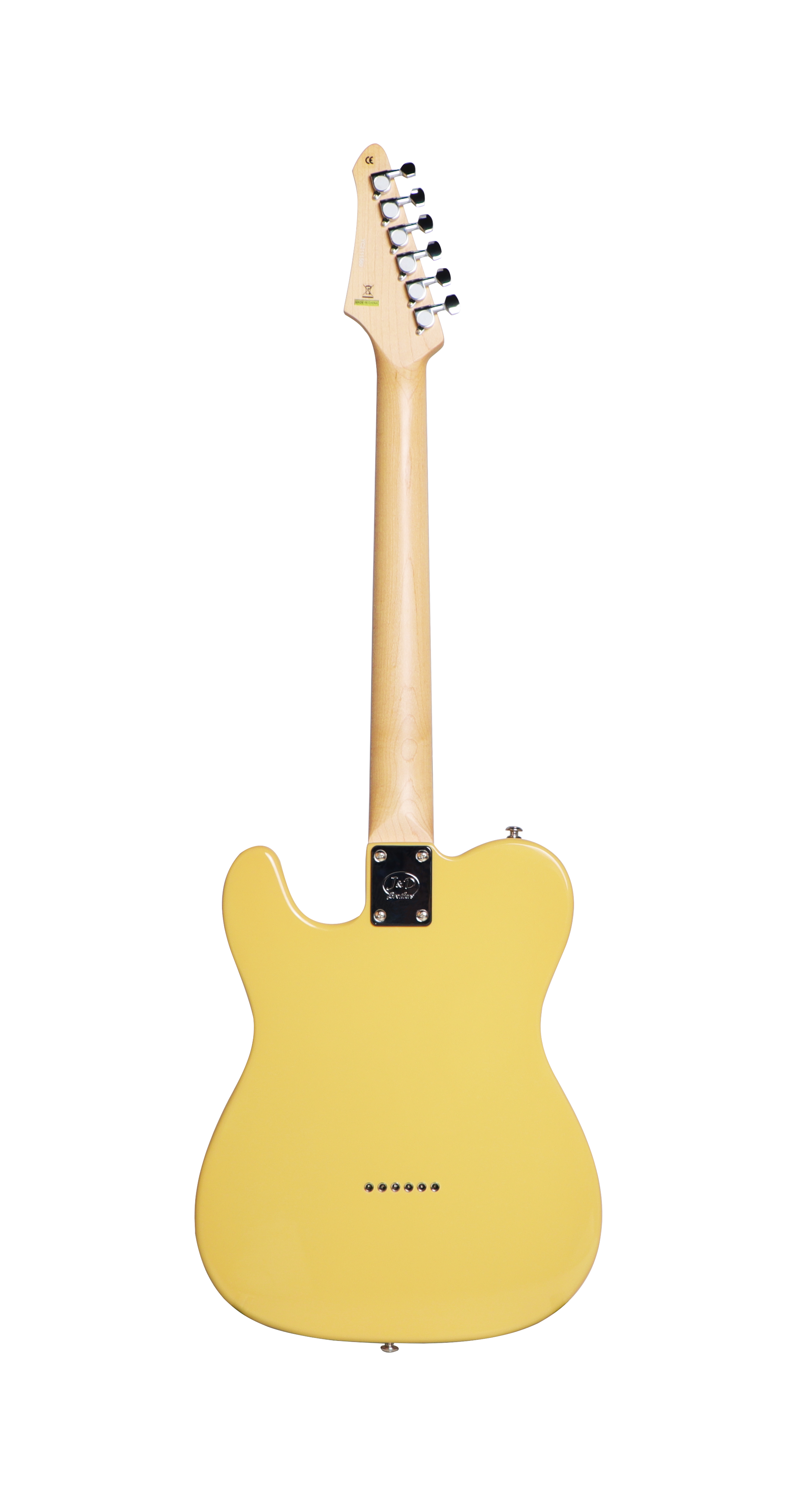 J&D TL-SS Telecaster Electric Guitar Yellow