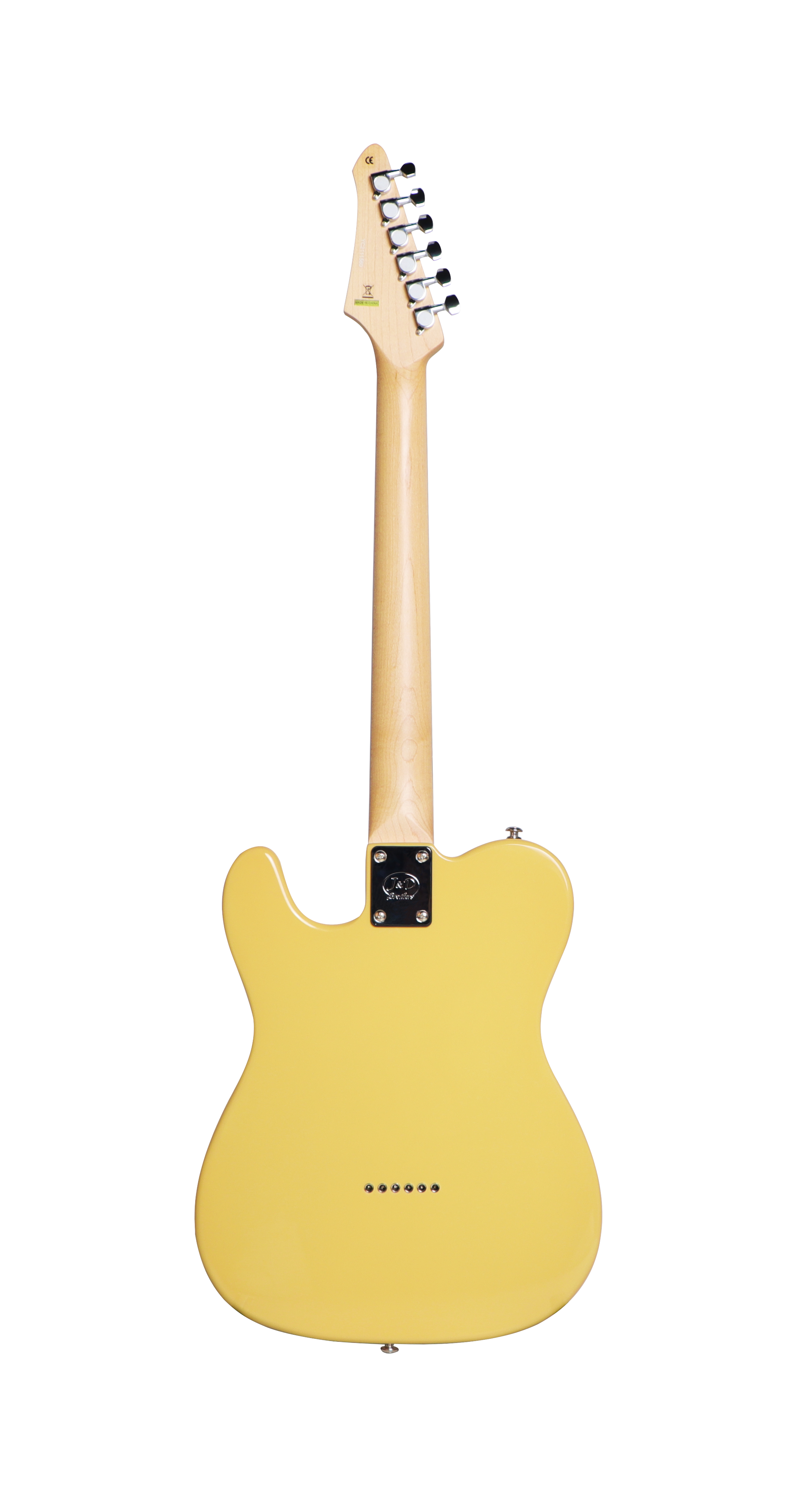 J&D TL-SS Telecaster Electric Guitar Yellow |  J&D GUITARS |  ELECTRIC GUITAR |  Zoso Music