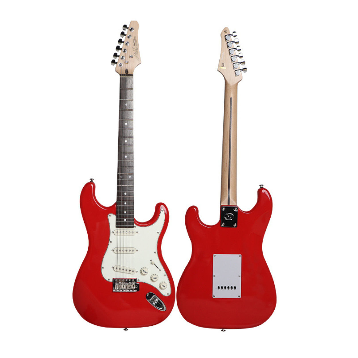 J&d St Ds10h Stratocaster Electric Guitar Red Rd (Hss)