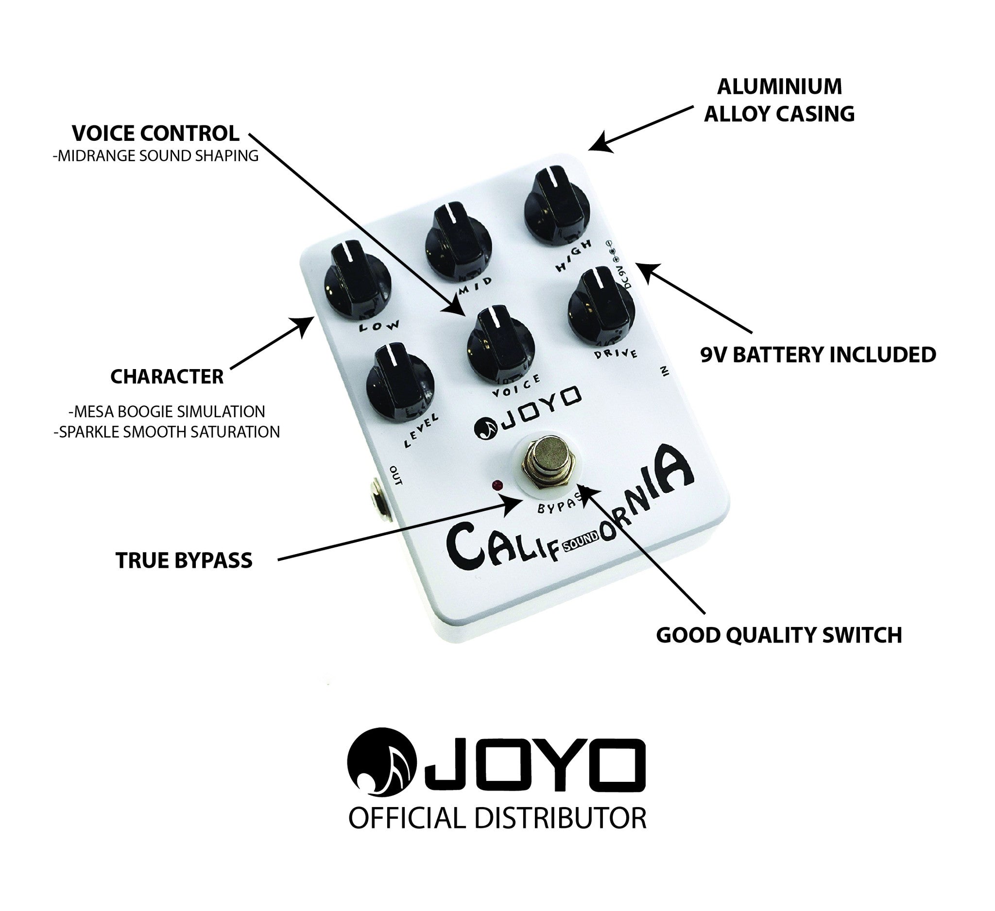JOYO JF-15 CALIFORNIA SOUND, JOYO, EFFECTS, joyo-california-sound-effect-pedal, ZOSO MUSIC SDN BHD