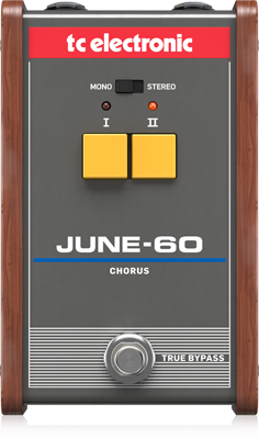 TC Electronic JUNE-60 Legendary Stereo Chorus with 2-Button Effect Selector Guitar Pedal Effects, TC ELECTRONIC, EFFECTS, tc-electronic-effects-tc-june-60-v2, ZOSO MUSIC SDN BHD