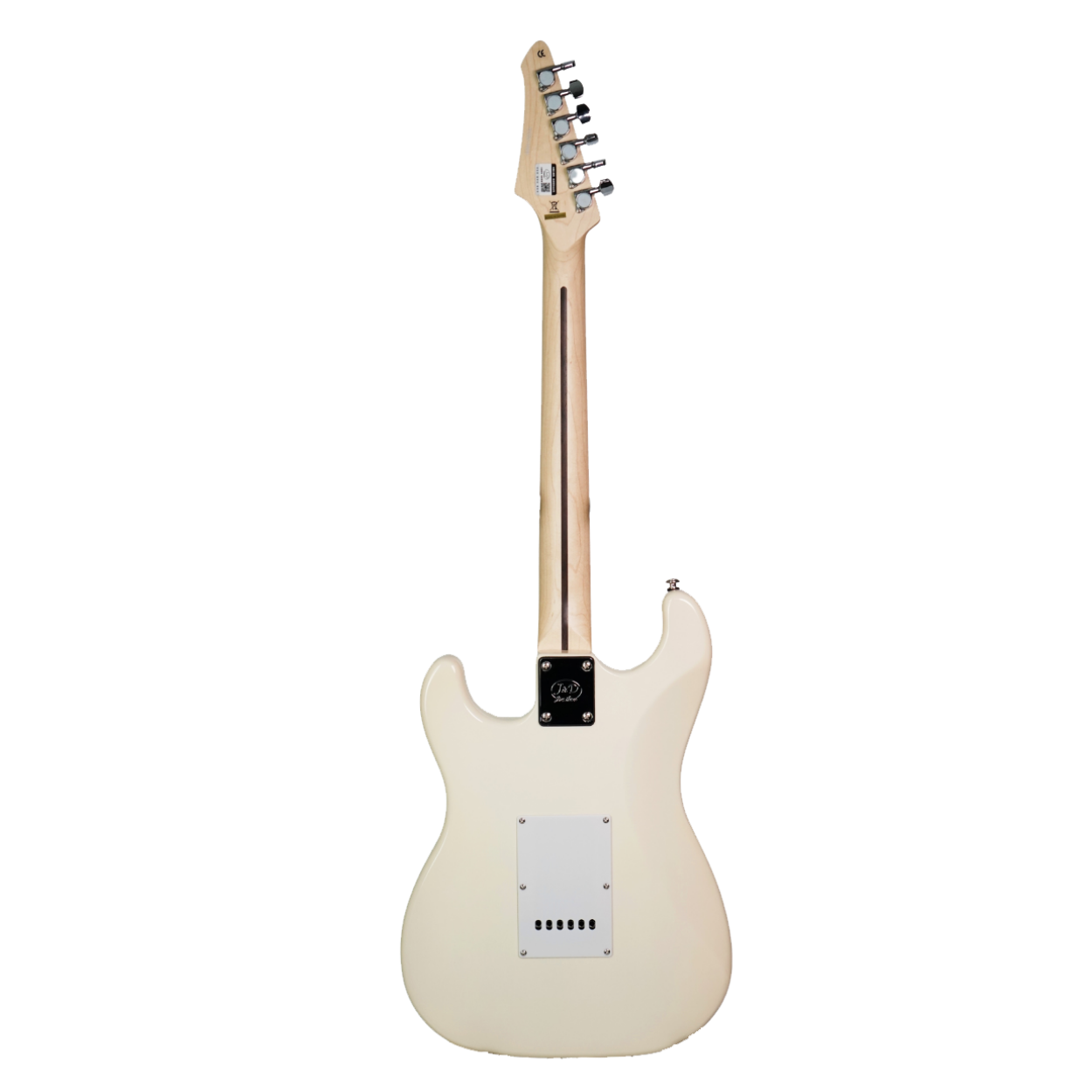 J&D ST DELUXE (DLX) STRATOCASTER HSS/SSH ELECTRIC GUITAR IVORY, J&D, ELECTRIC GUITAR, j-d-electric-guitar-st-dlx-iv, ZOSO MUSIC SDN BHD