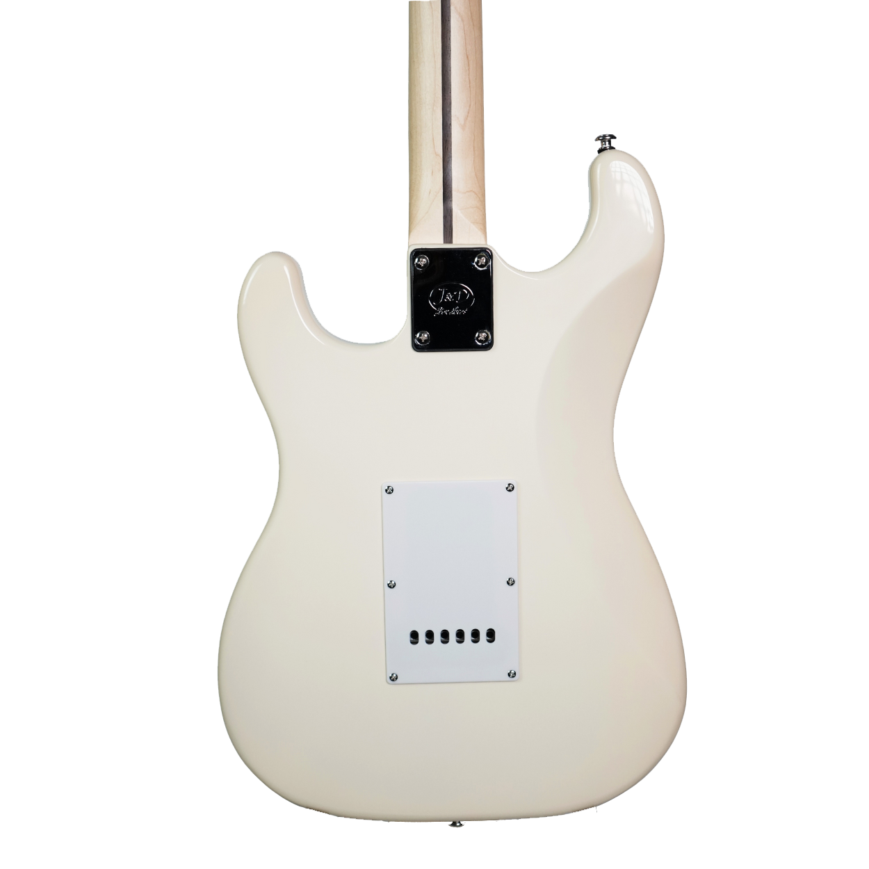 J&D ST DELUXE (DLX) STRATOCASTER HSS/SSH ELECTRIC GUITAR IVORY, J&D, ELECTRIC GUITAR, j-d-electric-guitar-st-dlx-iv, ZOSO MUSIC SDN BHD