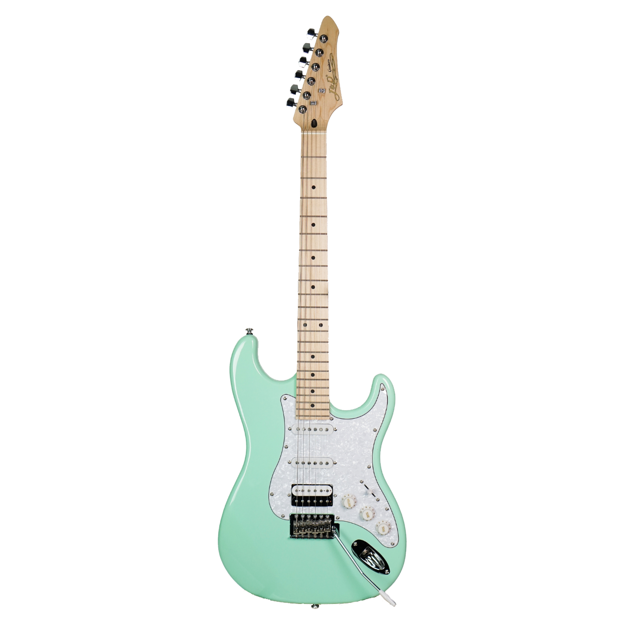 J&D ST DELUXE (DLX) STRATOCASTER HSS/SSH ELECTRIC GUITAR GREEN / MINT GREEN, J&D, ELECTRIC GUITAR, jd-electric-guitar-st-dlx-gr, ZOSO MUSIC SDN BHD