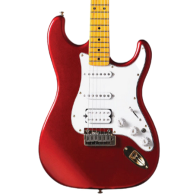 J&D ST HP (HIGH POWER) STRATOCASTER ELECTRIC GUITAR WITH WILKINSON HARDWARE METALIC RED, J&D, ELECTRIC GUITAR, j-d-electric-guitar-st-hp-rd, ZOSO MUSIC SDN BHD