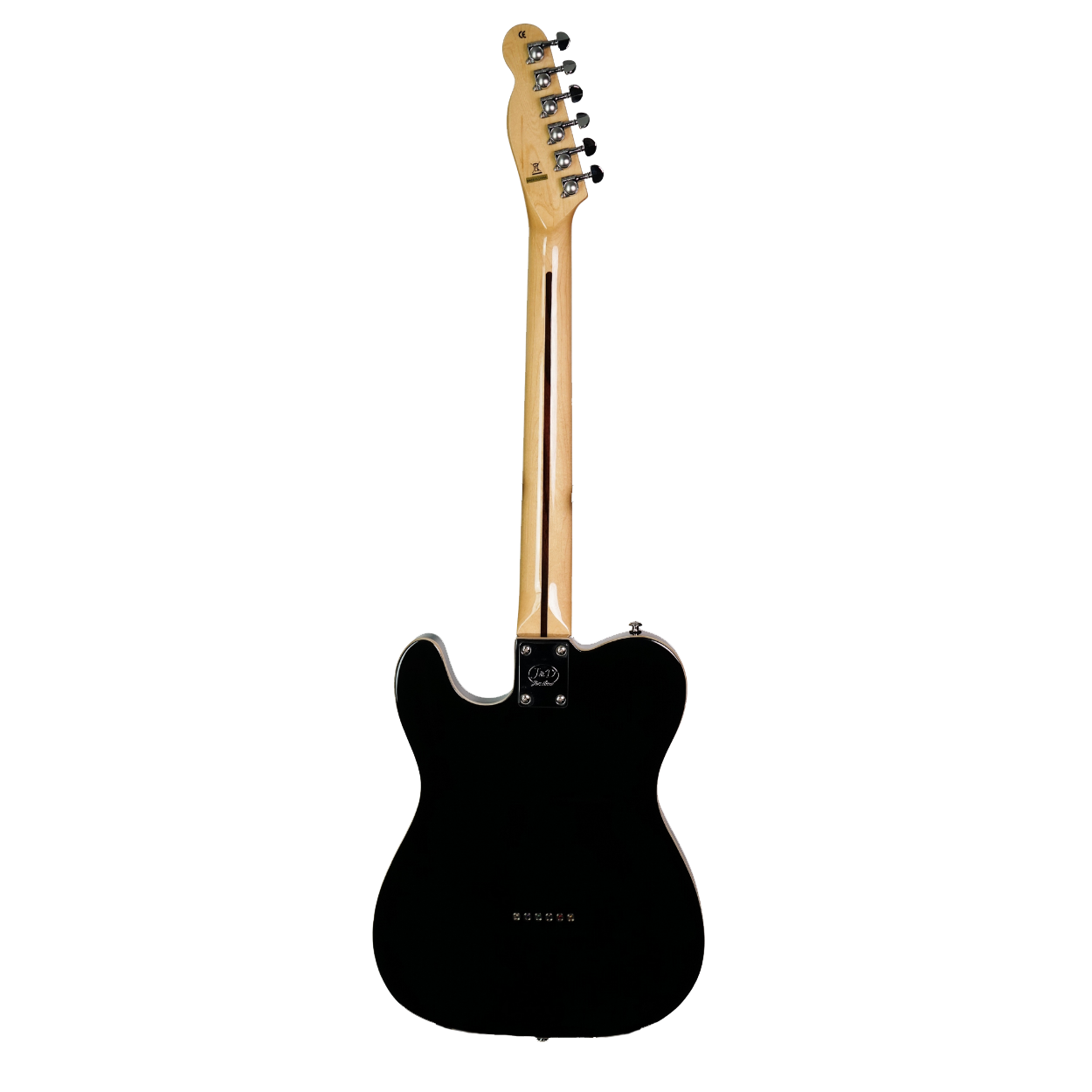 J&D TL AP TELECASTER ELECTRIC GUITAR WITH WILKINSON HARDWARE BLACK, J&D, ELECTRIC GUITAR, j-d-electric-guitar-tl-ap-bk, ZOSO MUSIC SDN BHD