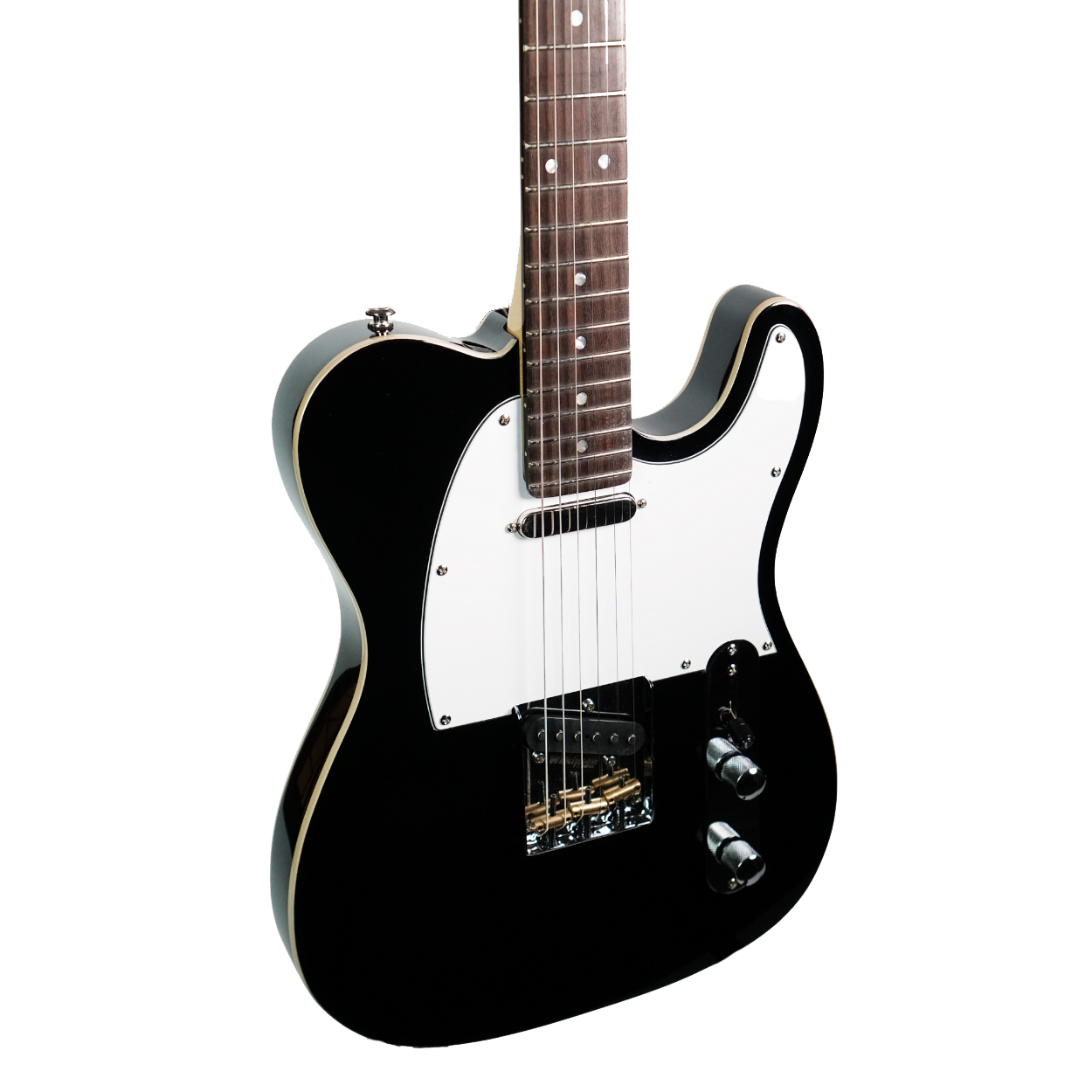 J&D TL AP TELECASTER ELECTRIC GUITAR WITH WILKINSON HARDWARE BLACK, J&D, ELECTRIC GUITAR, j-d-electric-guitar-tl-ap-bk, ZOSO MUSIC SDN BHD