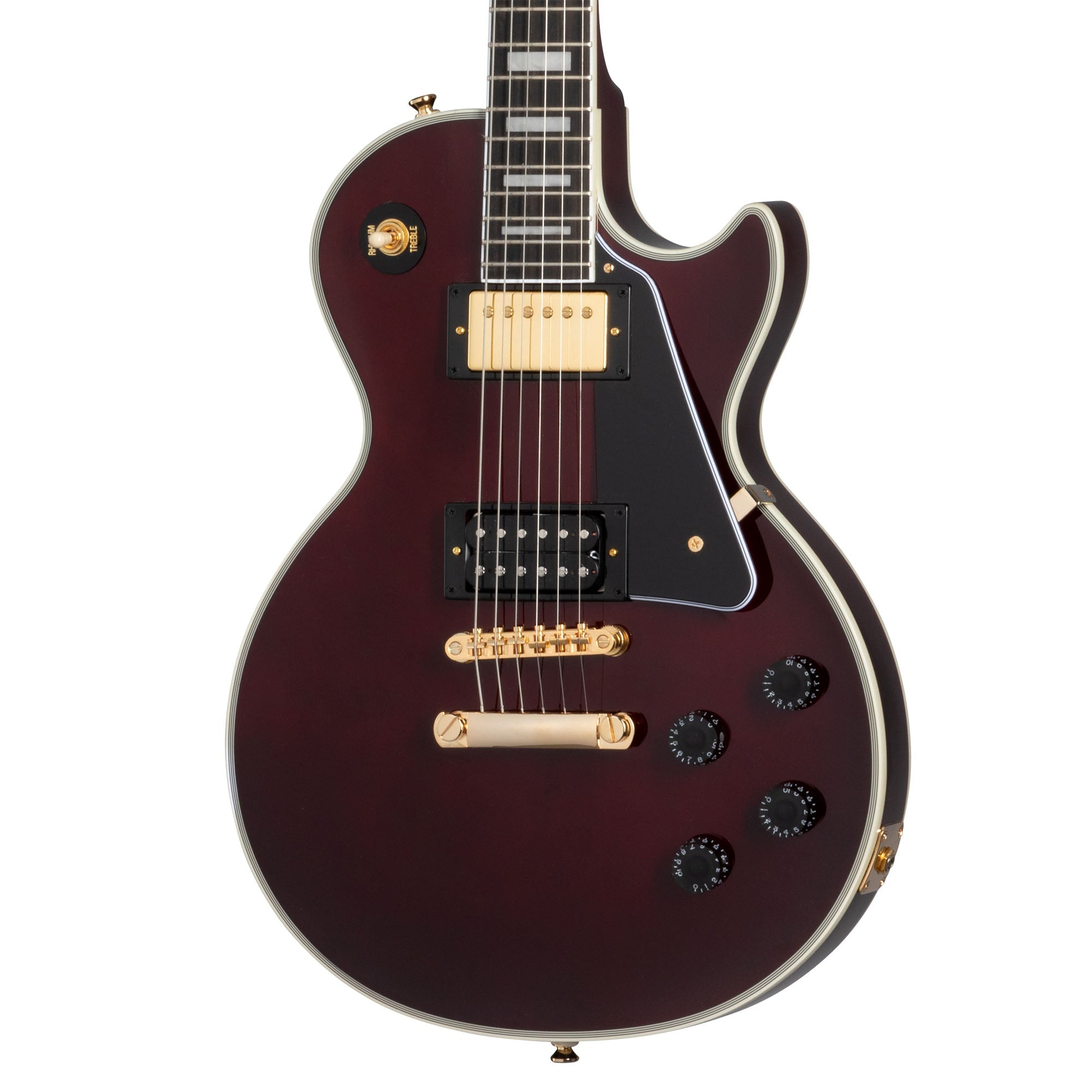 Epiphone EILCJCWRGH3 Jerry Cantrell Wino Les Paul Custom Electric Guitar - Wine Red