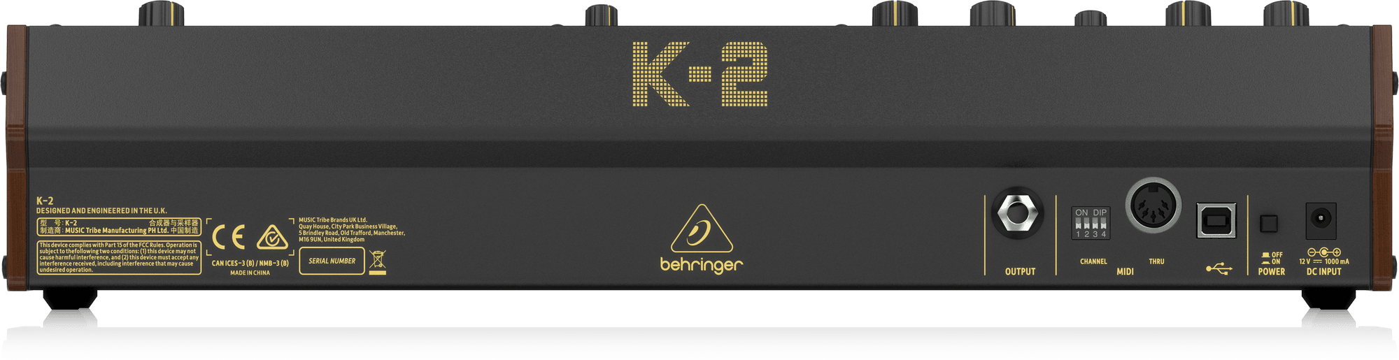 Behringer K-2 Semi-Modular Synthesizer (K2) | BEHRINGER , Zoso Music