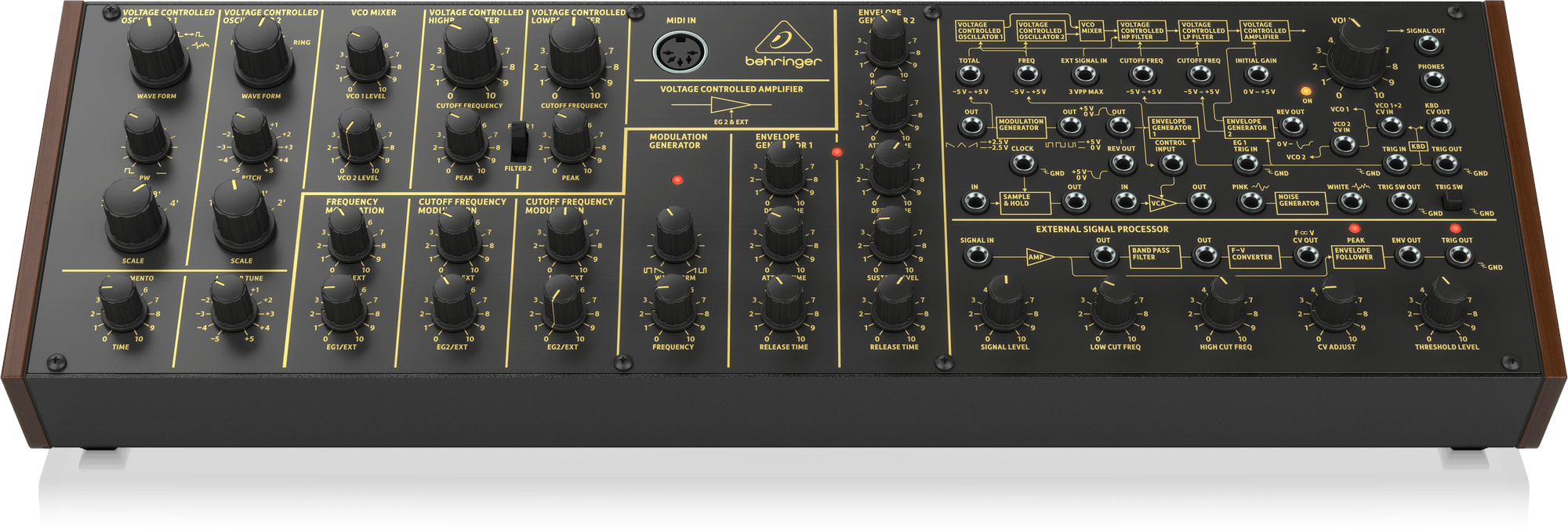 Behringer K-2 Semi-Modular Synthesizer (K2) | BEHRINGER , Zoso Music