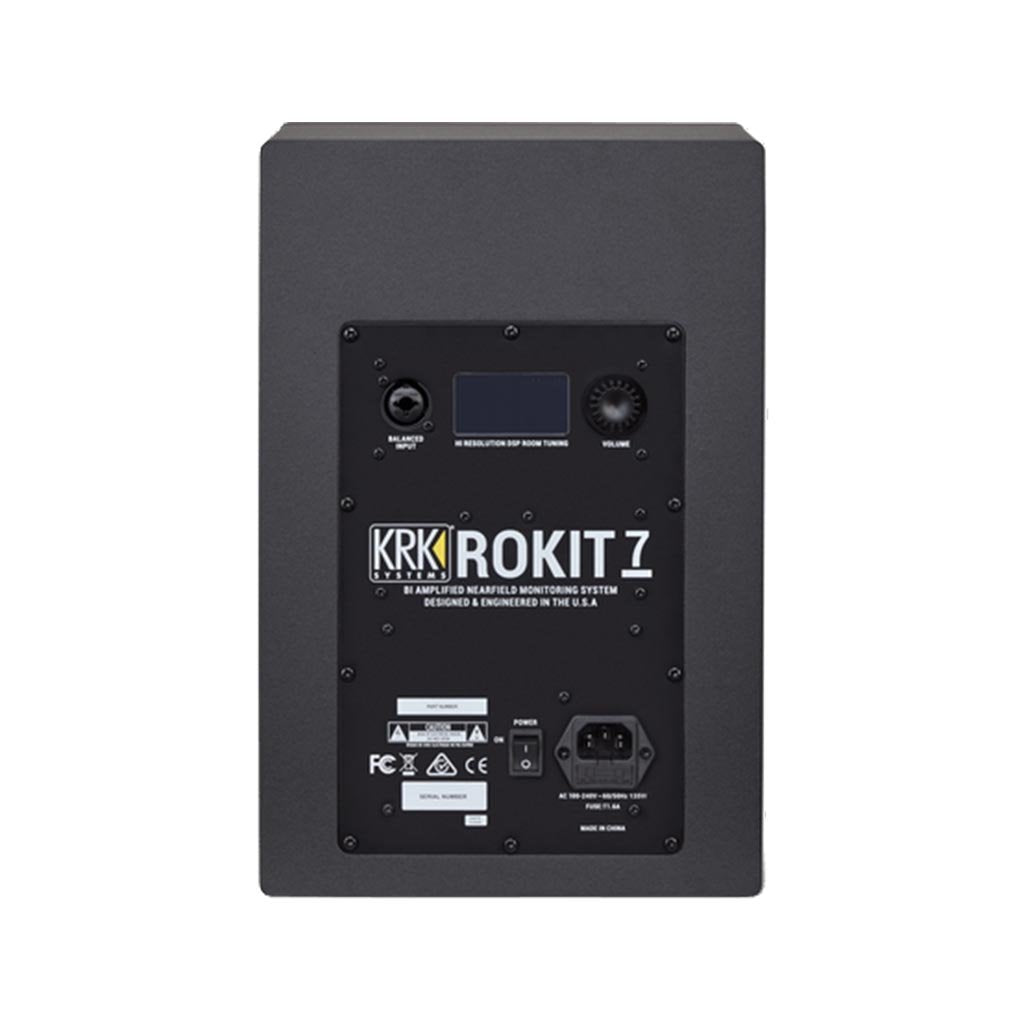KRK RP7G4 ROKIT POWERED 7 GENERATION 4 ACTIVE STUDIO MONITORS - BLACK (EACH), KRK, STUDIO MONITOR, krk-rp7g4-rokit-powered-7-generation-4-active-studio-monitors-black-each, ZOSO MUSIC SDN BHD