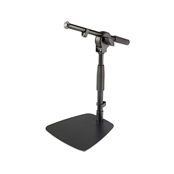 K&M EXTENDABLE TABLE MIC STAND 3/8 INCH, BLACK