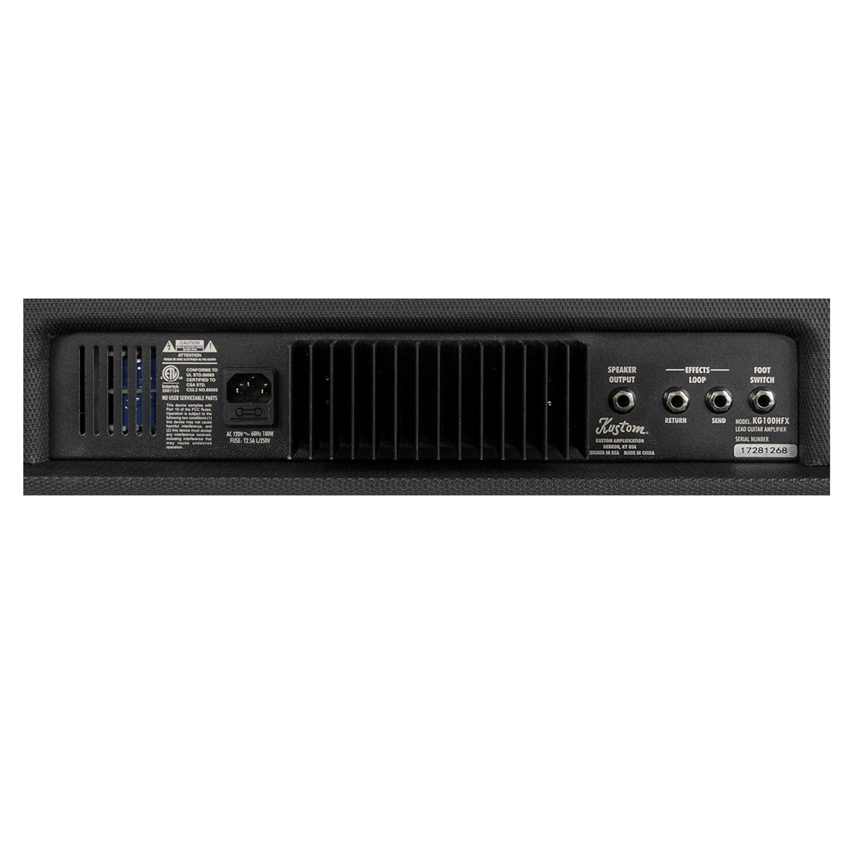 Kustom Head 100w Guitar Amplifier Head&nbsp; |  KUSTOM |  AMPLIFIER-ELECTRIC |  Zoso Music