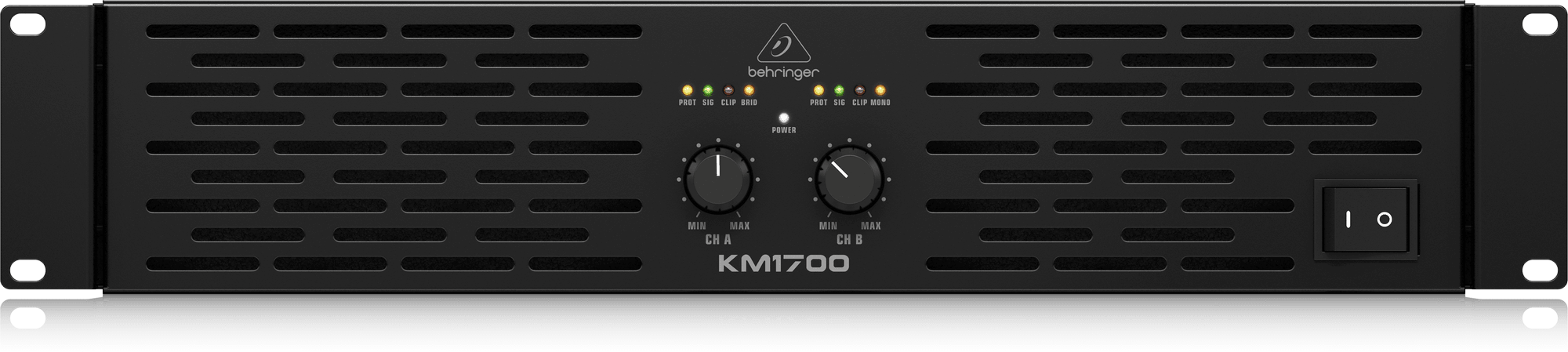 Behringer KM1700 1700-watt 2-channel Power Amplifier (KM-1700) | BEHRINGER , Zoso Music