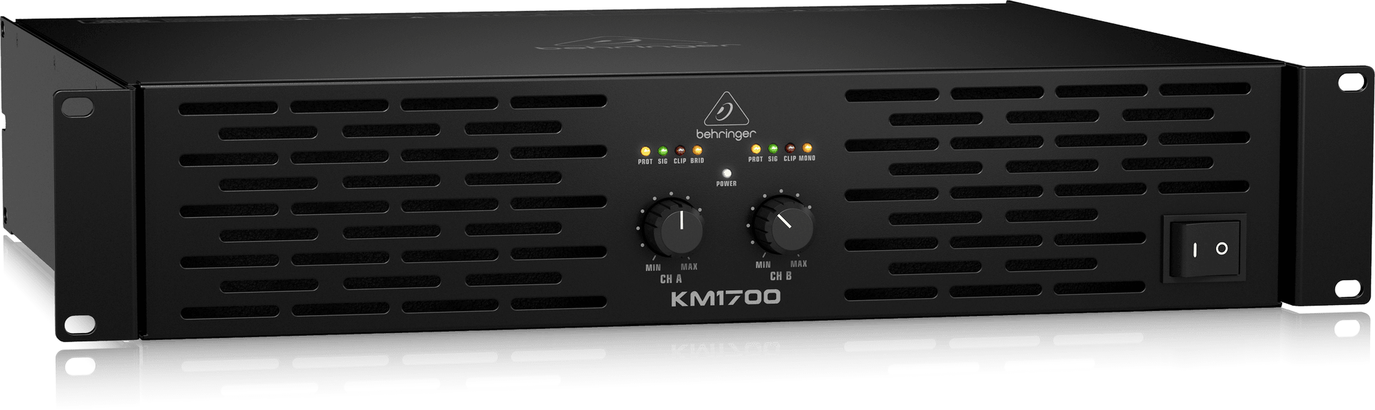Behringer KM1700 1700-watt 2-channel Power Amplifier (KM-1700) | BEHRINGER , Zoso Music