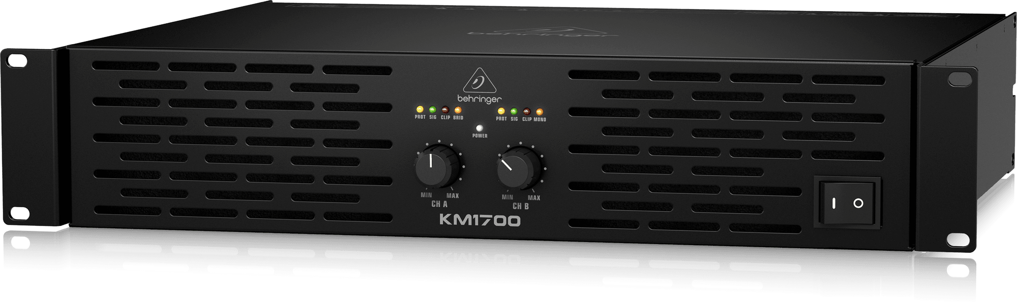 Behringer KM1700 1700-watt 2-channel Power Amplifier (KM-1700) | BEHRINGER , Zoso Music
