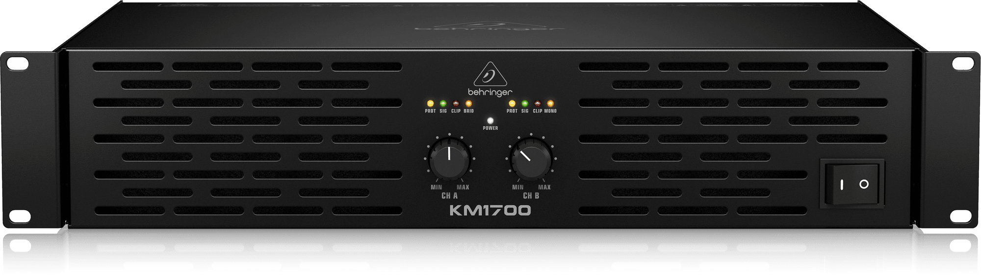 Behringer KM1700 1700-watt 2-channel Power Amplifier (KM-1700) | BEHRINGER , Zoso Music